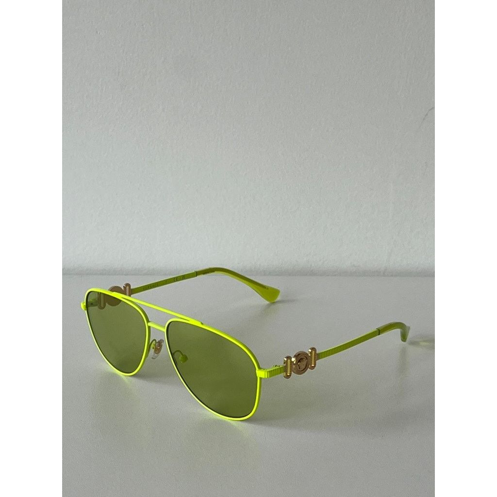 Versace NEW Versace Kids VK2002 Yellow Aviator Sunglasses Size ONE SIZE - 1 Thumbnail