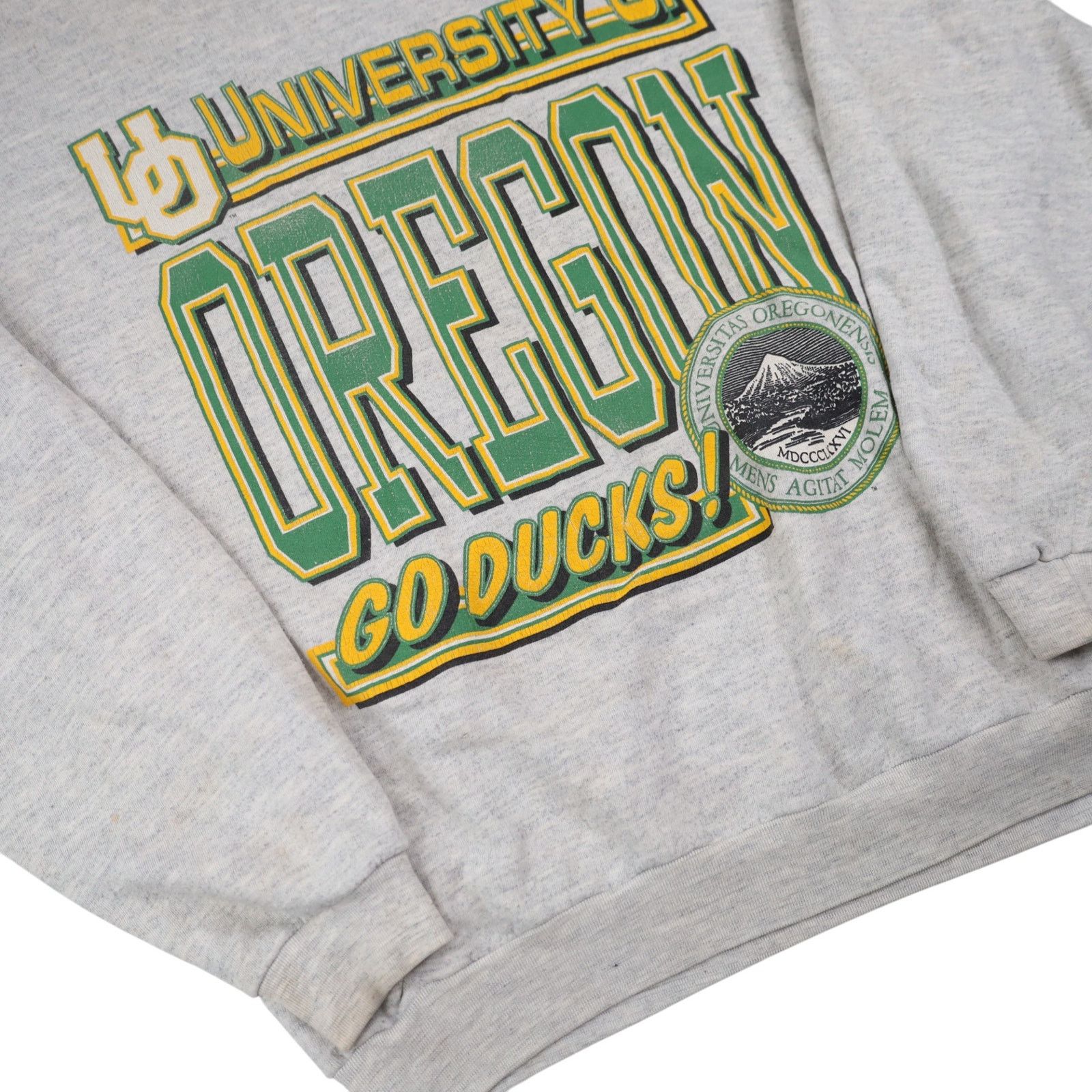 NCAA × Vintage Vintage University of Oregon Ducks Big Graphic Sweatshirt Size US XL / EU 56 / 4 - 3 Thumbnail