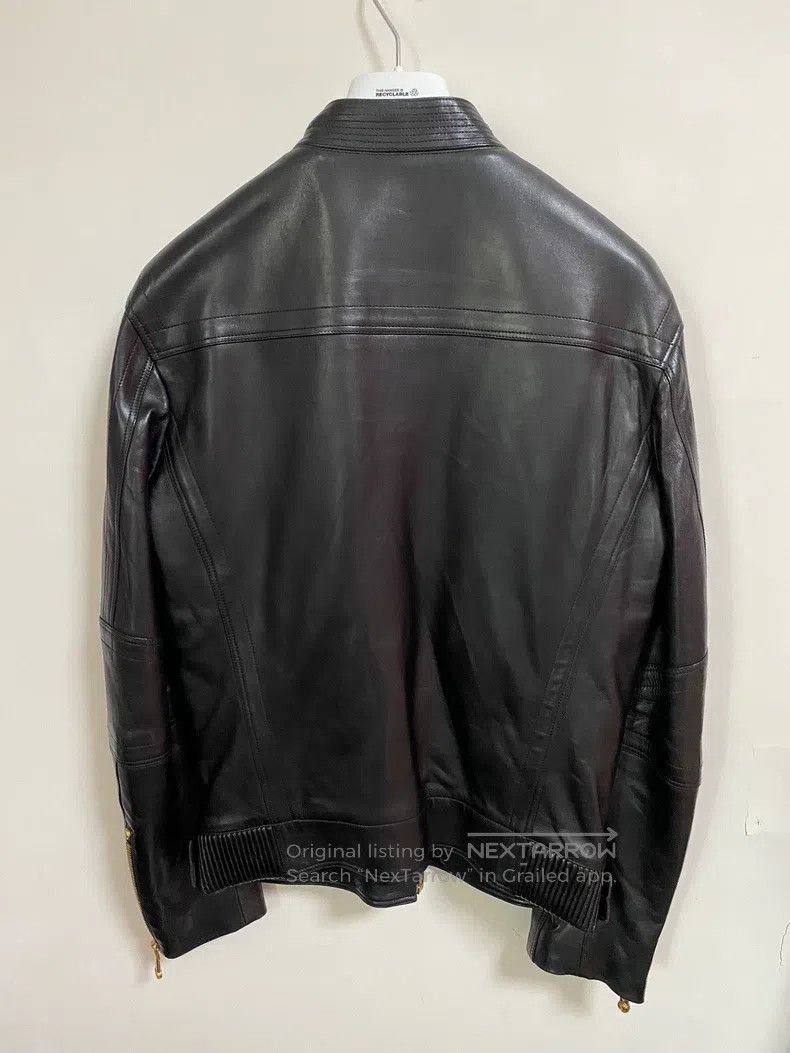 Versace Versace Main line locomotive leather clothestle padded jac Size US M / EU 48-50 / 2 - 2 Thumbnail