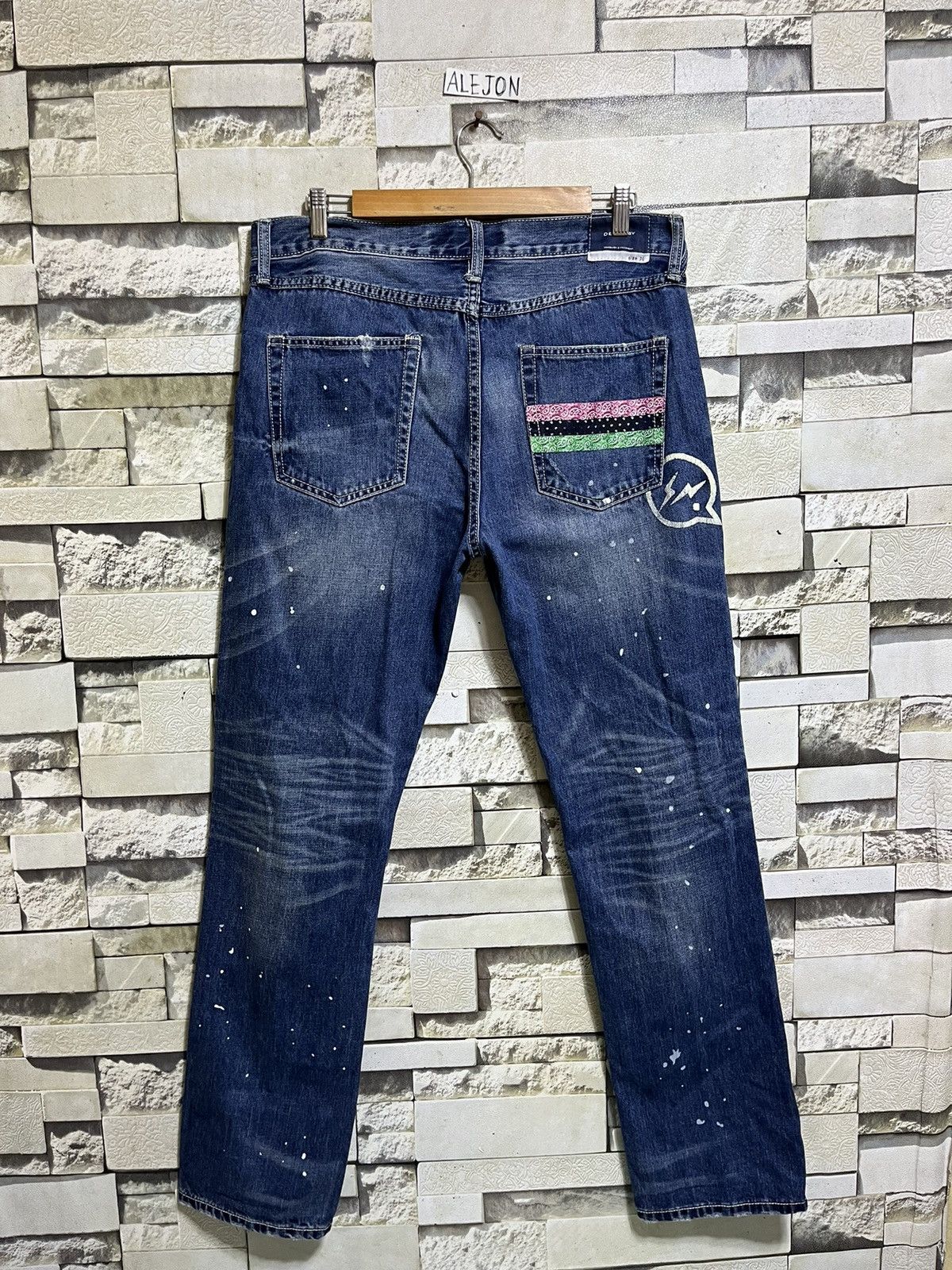 image of Denim By Vanquish & Fragment X Clot Denim Pants, Men's (Size 36)