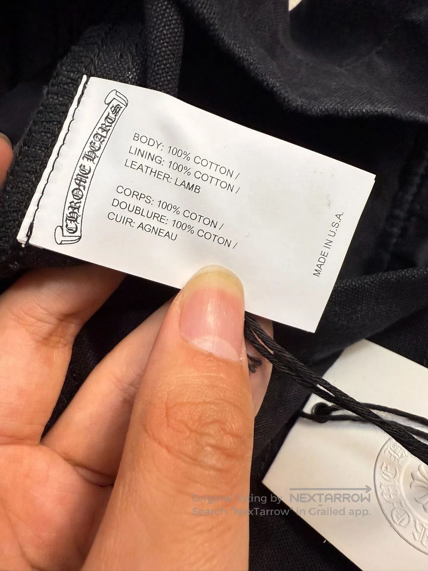 Chrome Hearts Chrome Hearts Black Cross Washed Cargo Pants. Size US 36 / EU 52 - 6 Thumbnail