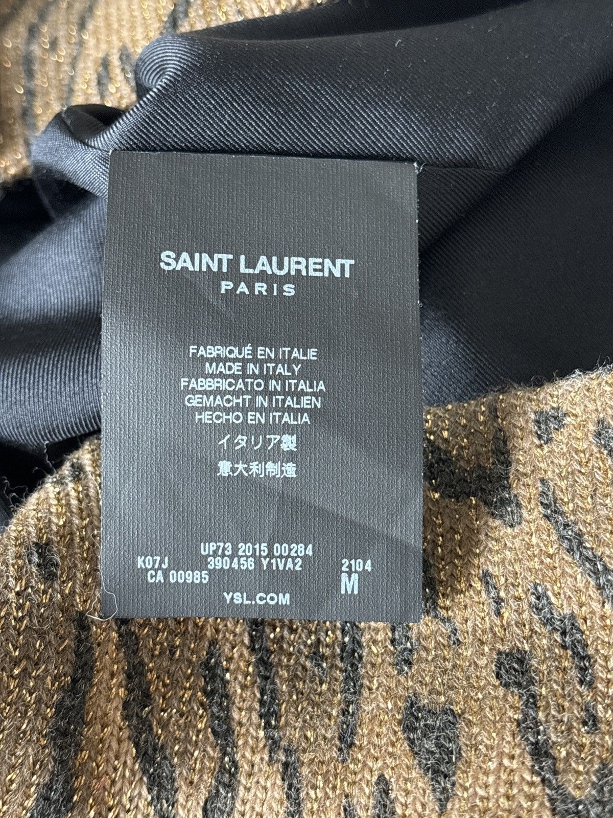 Saint Laurent Paris Saint Laurent Paris leopard print cardigan Size US S / EU 44-46 / 1 - 5 Thumbnail
