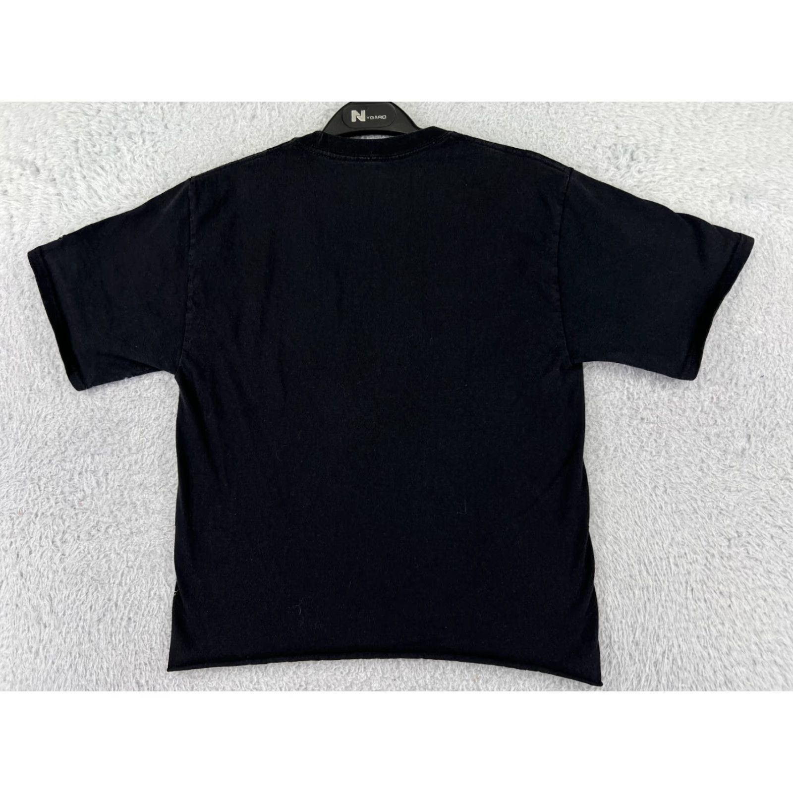 Champion Champion Shirt Womens Small Black Short Sleeve Crop Crew Neck Logo Raw Hem Size S / US 4 / IT 40 - 2 Thumbnail