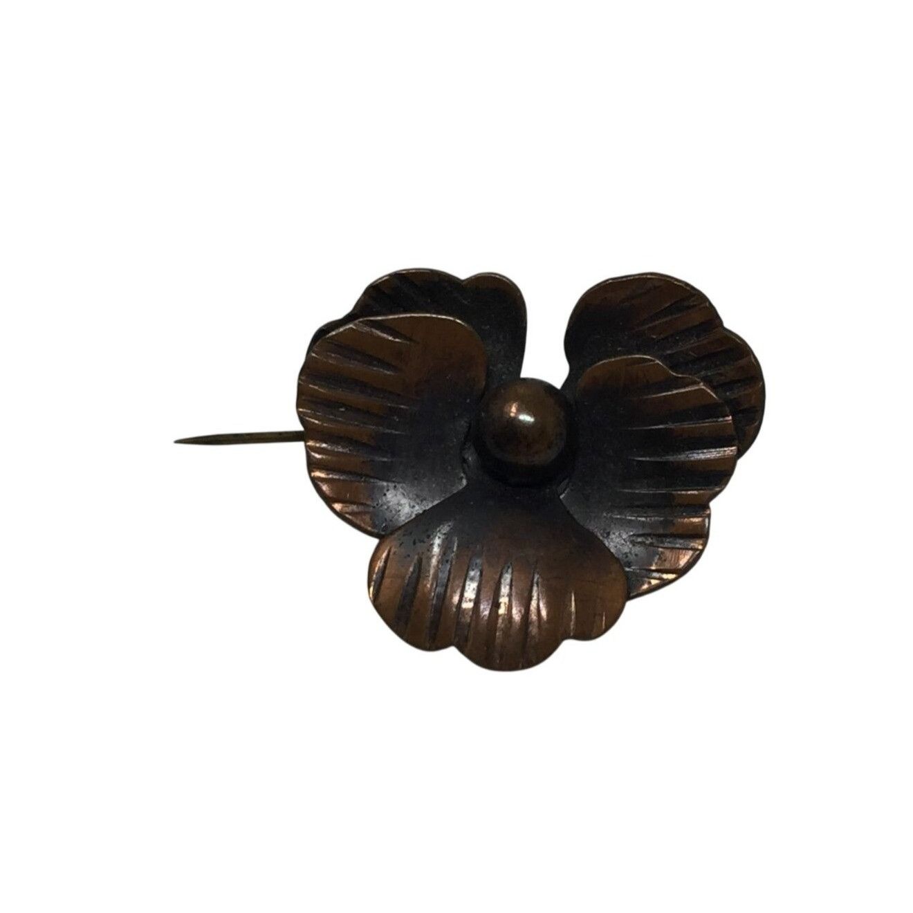 Other Vintage Metal Flower Pin - Missing a petal Size ONE SIZE - 1 Thumbnail
