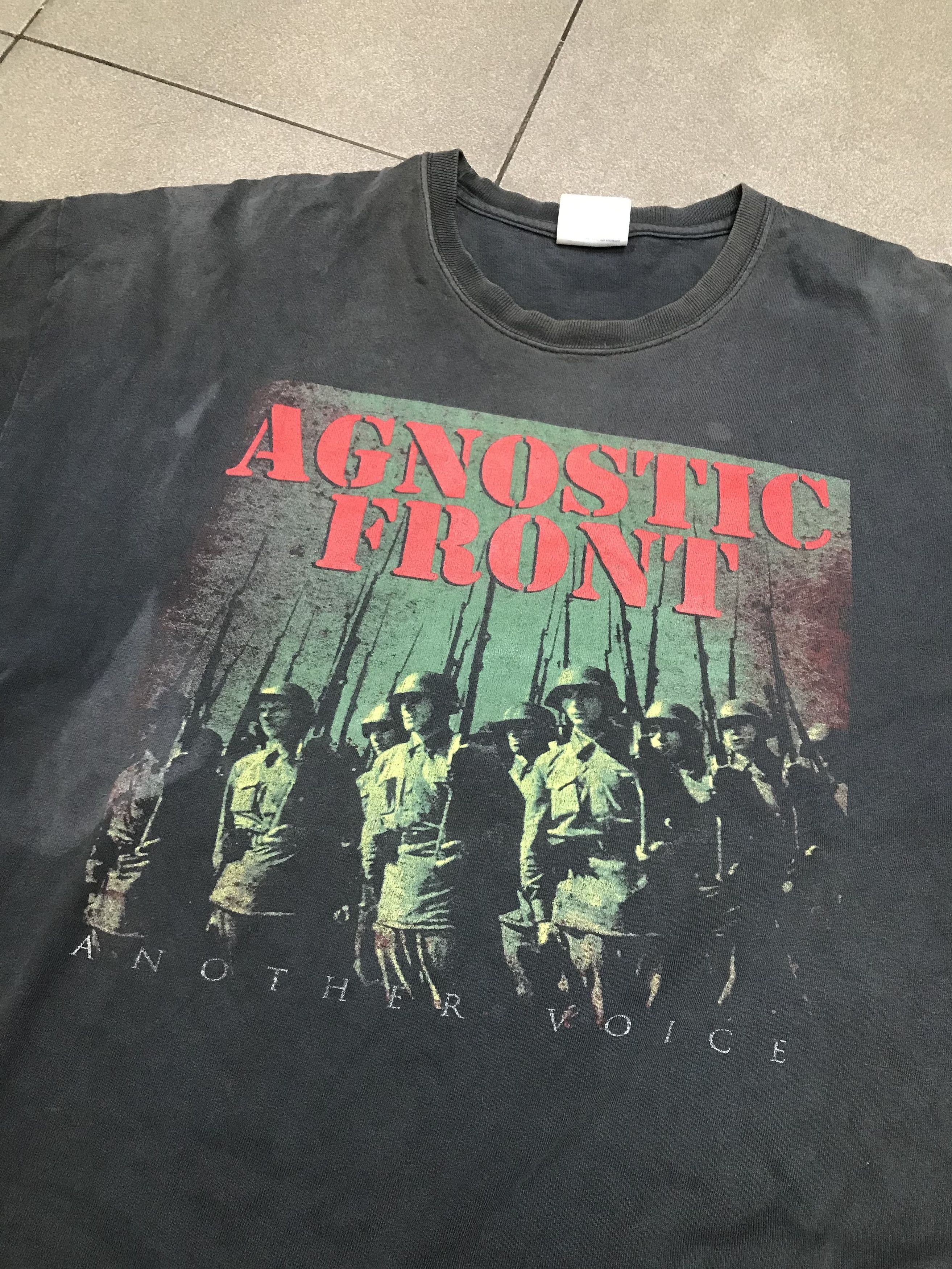 Band Tees AGNOSTIC FRONT TOUR 2005 (sturgis faded distress) Size US XL / EU 56 / 4 - 2 Thumbnail