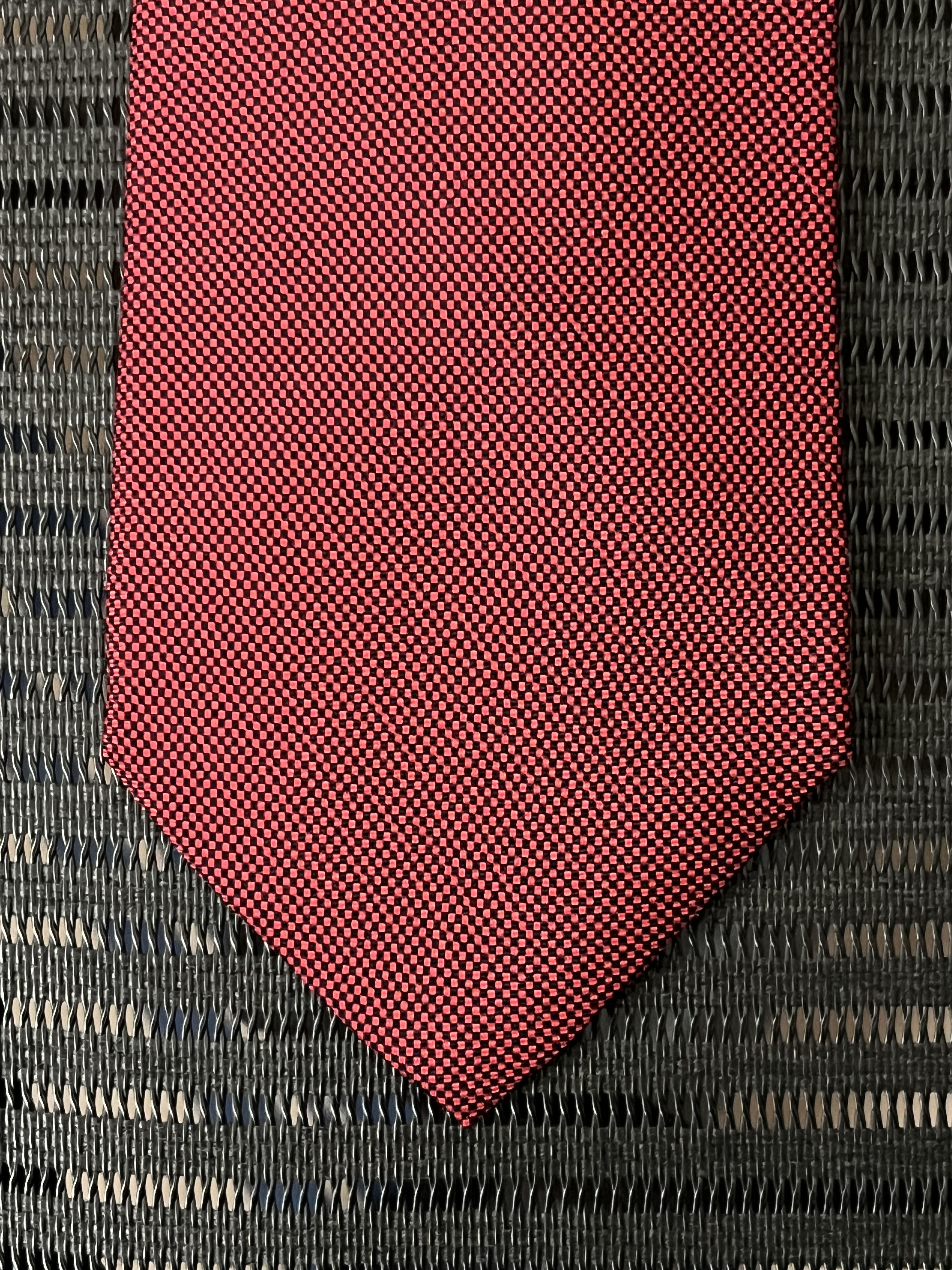 Alfred Dunhill Dunhill red silk tie Size ONE SIZE - 2 Thumbnail