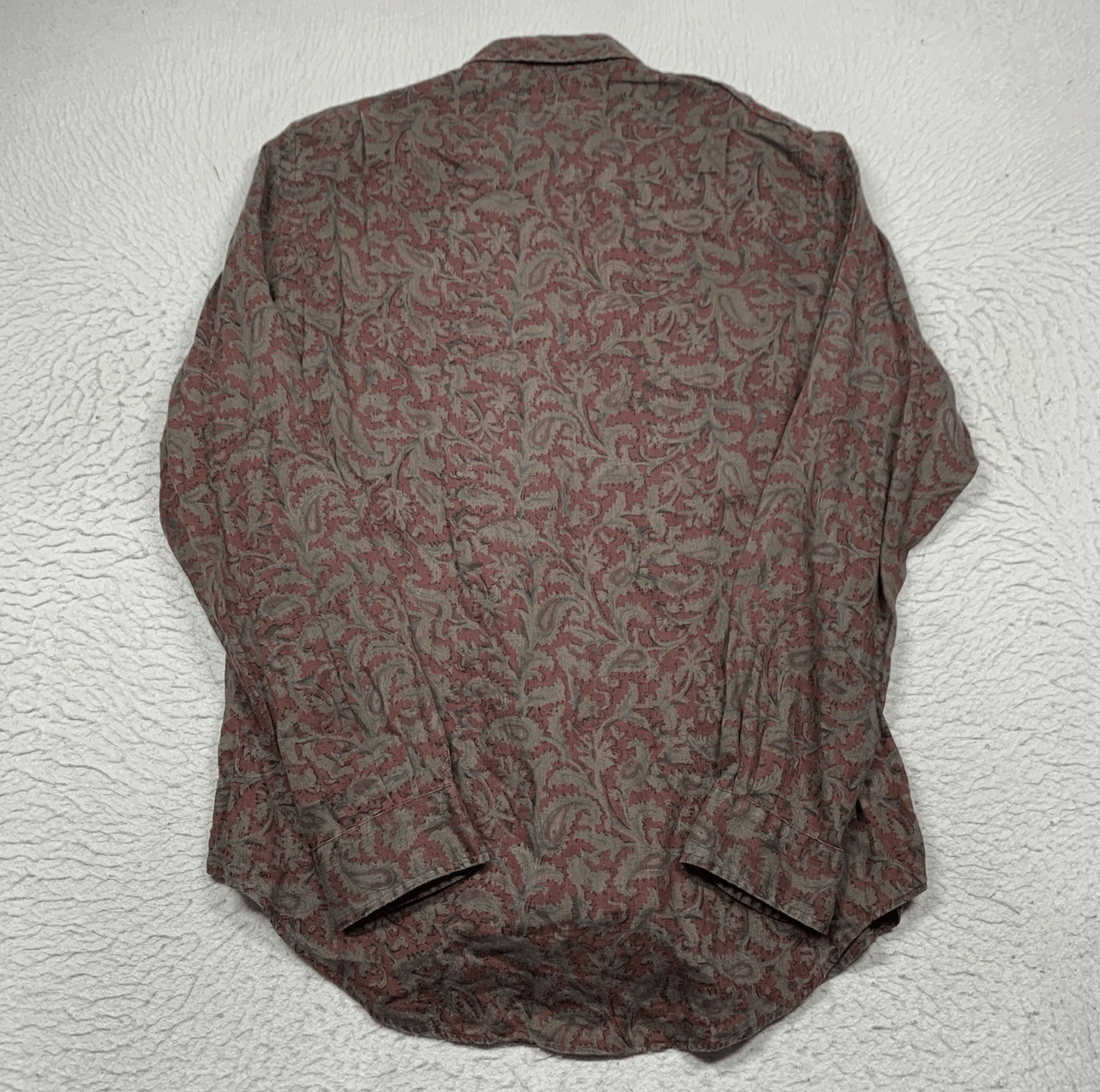 Polo Ralph Lauren VTG Polo Ralph Lauren Paisley Shirt Linen Epaulettes Medium Size US M / EU 48-50 / 2 - 8 Thumbnail