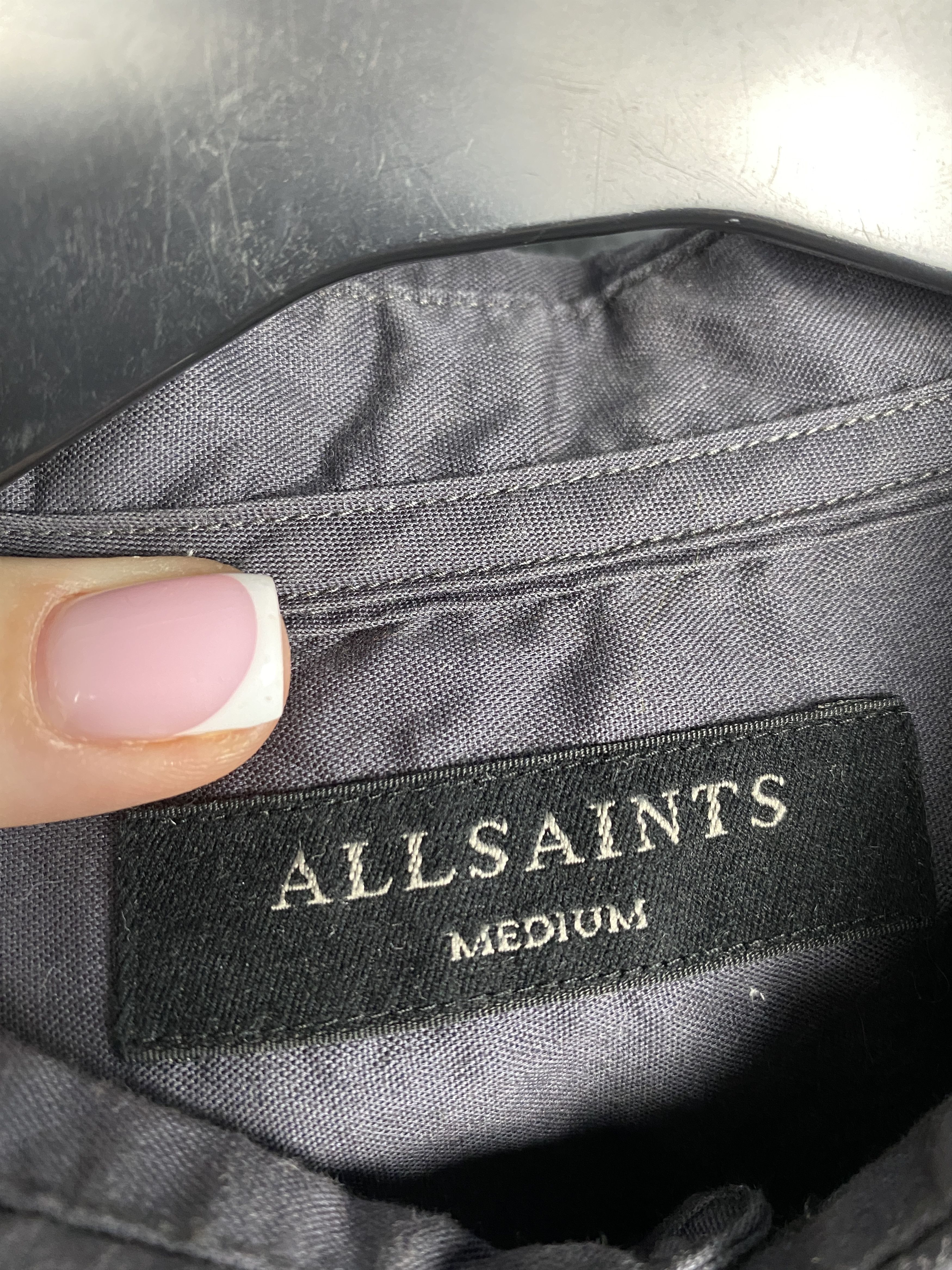 Allsaints Allsaints Vintage Mens Redondo Long Sleeve Shirt Size US M / EU 48-50 / 2 - 4 Thumbnail