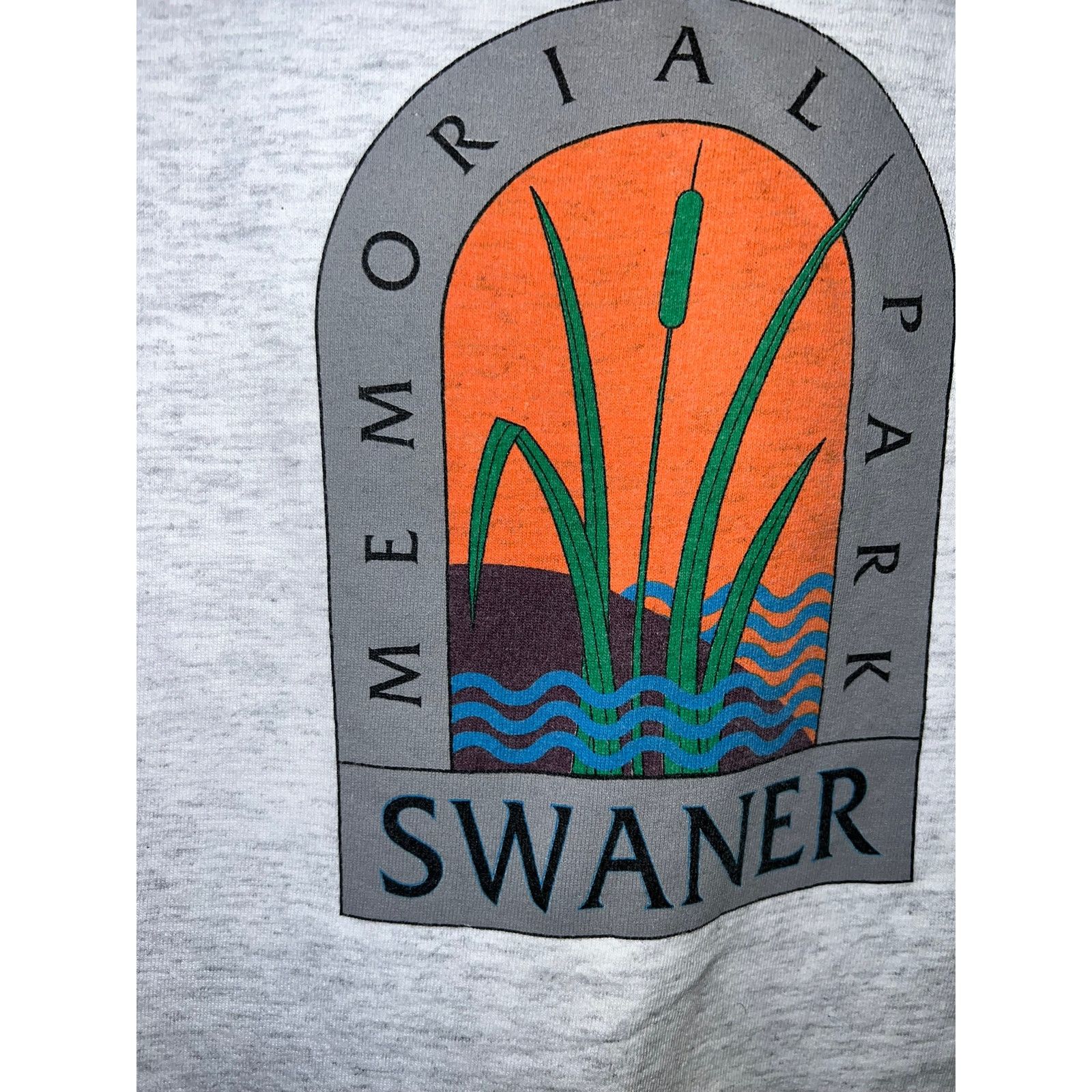 Vintage Vintage Swaner Utah Shirt Gray Tee Memorial Run VTG 90s L Size US L / EU 52-54 / 3 - 3 Thumbnail
