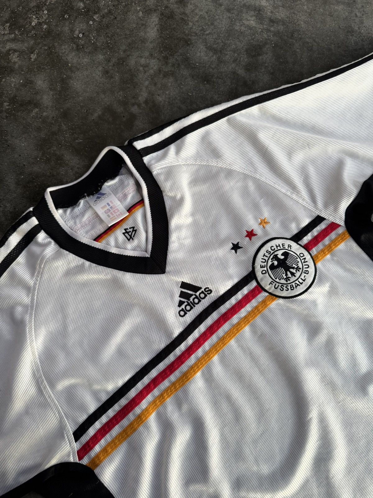 Adidas Vintage Germany Deutschland Football Jersey 98-99 Adidas Size US M / EU 48-50 / 2 - 2 Thumbnail
