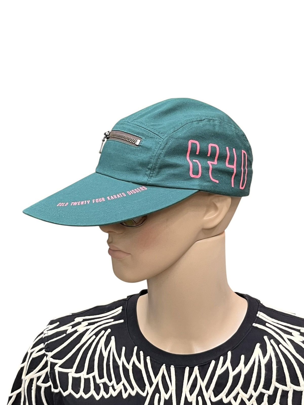 Grailed Gold 24 Karats Diggers 5 Panel Zip Big Brim 2007 Hype Cap Size ONE SIZE - 4 Thumbnail