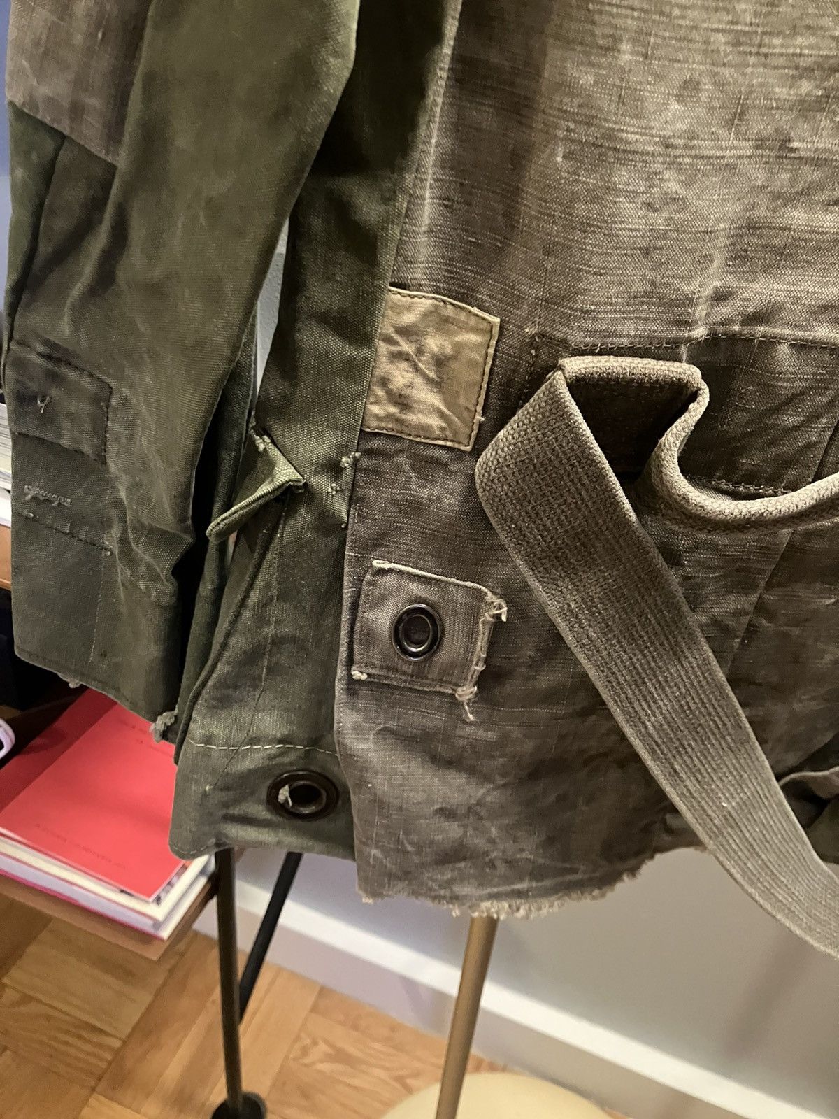 Greg Lauren Greg Lauren Vintage Military Tent Jacket Size 48R - 4 Thumbnail