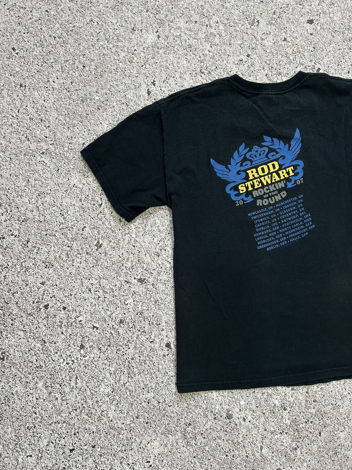 Band Tees × Vintage Vintage Rod Stewart Rockin’ In The Round Tour 2007 T-Shirt Size US M / EU 48-50 / 2 - 5 Thumbnail