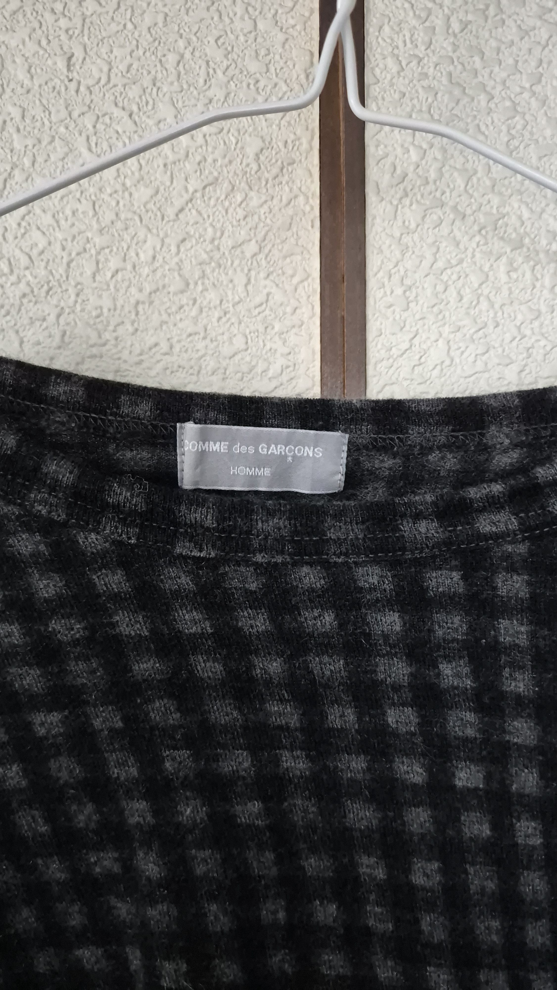 Comme des Garcons Homme Comme des garçons homme 1997 wool checkered top Size US S / EU 44-46 / 1 - 2 Thumbnail