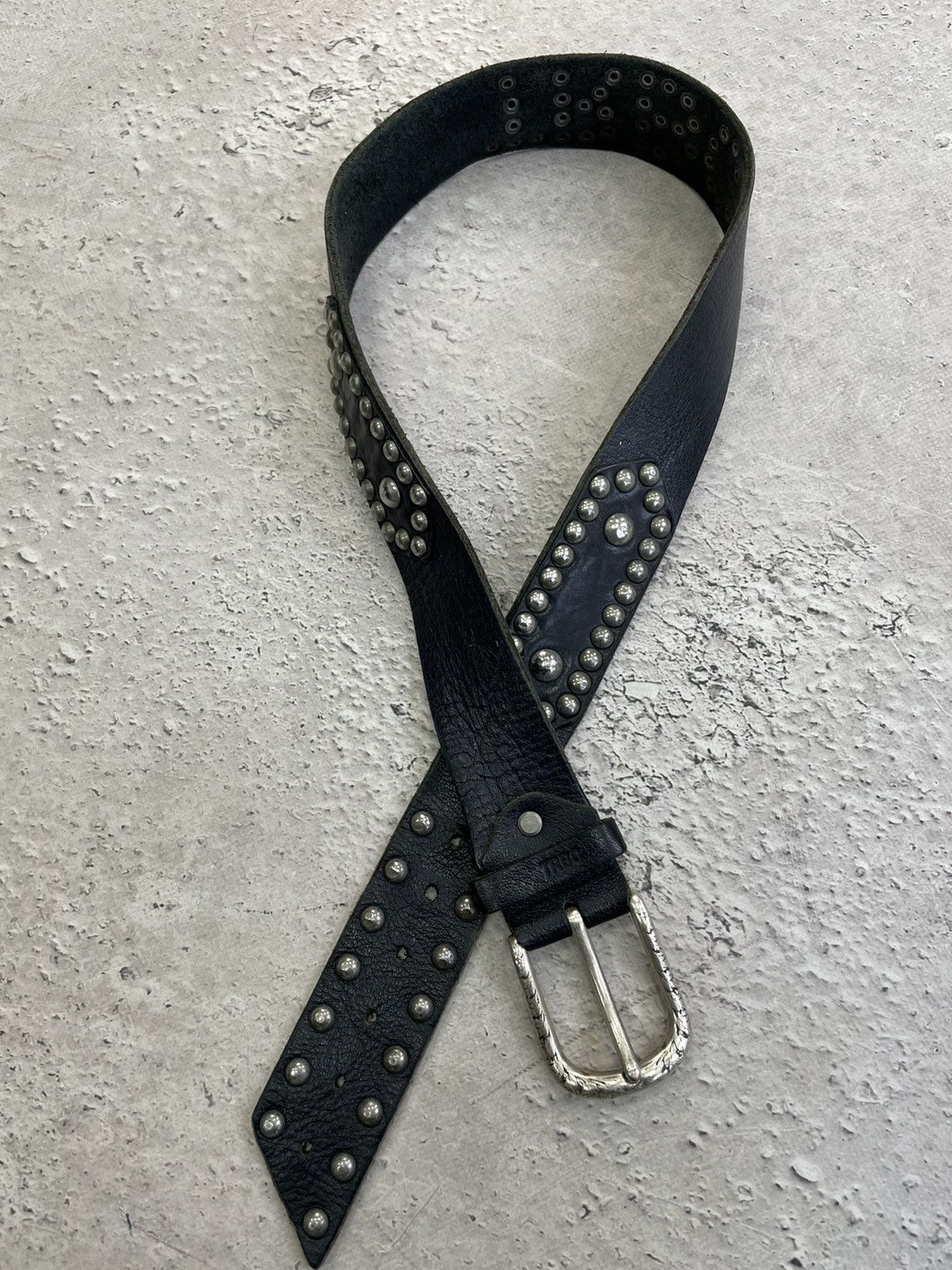Japanese Brand Avant-garde Belt With Heavy Metal Chain Punk Emo Rock Goth Size ONE SIZE - 2 Thumbnail