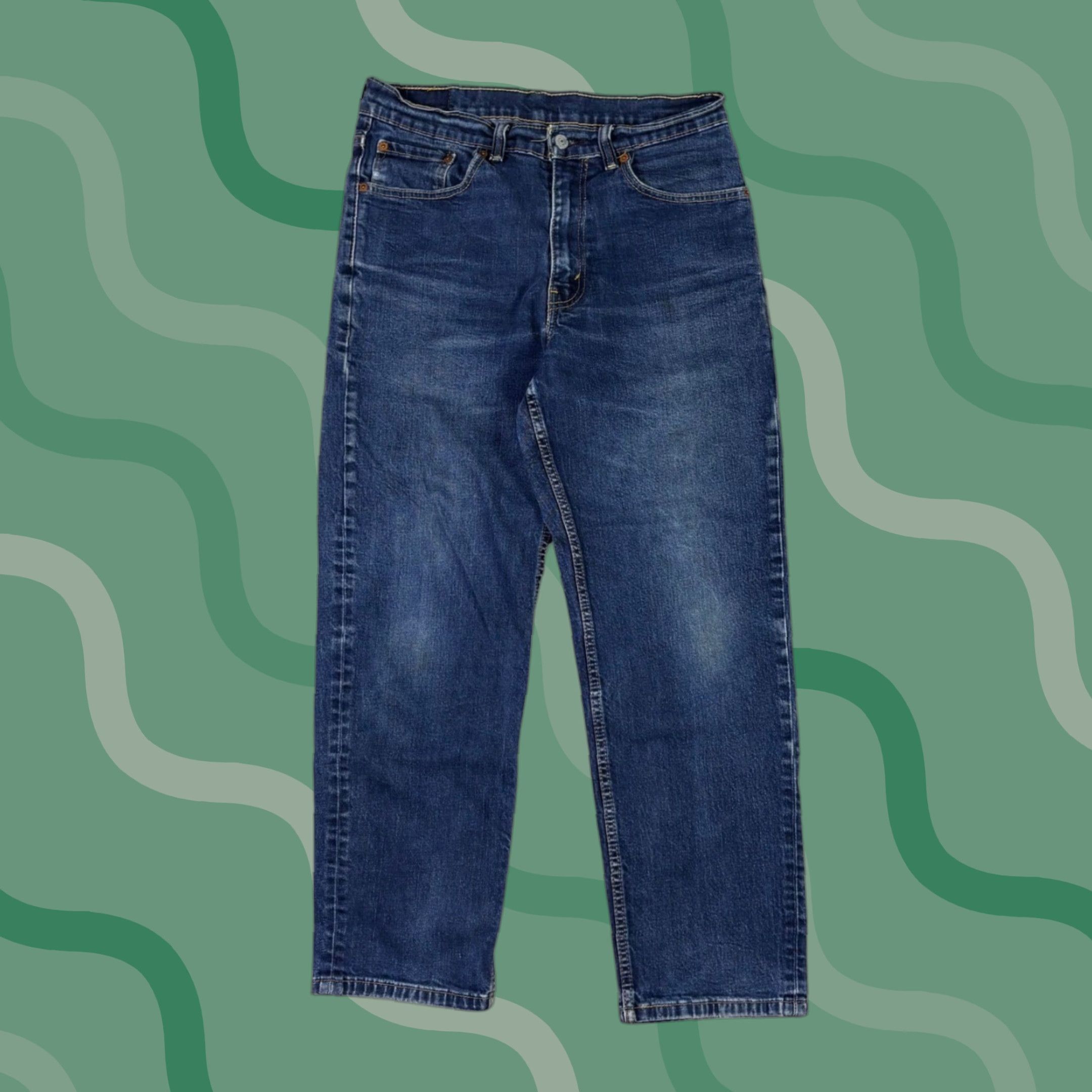 Levi's Levis Jeans 550 Relaxed Fit Mens 30x27 Blue Denim Medium Wash Vintage 90s Pants Straight Size US 30 / EU 46 - 1 Thumbnail