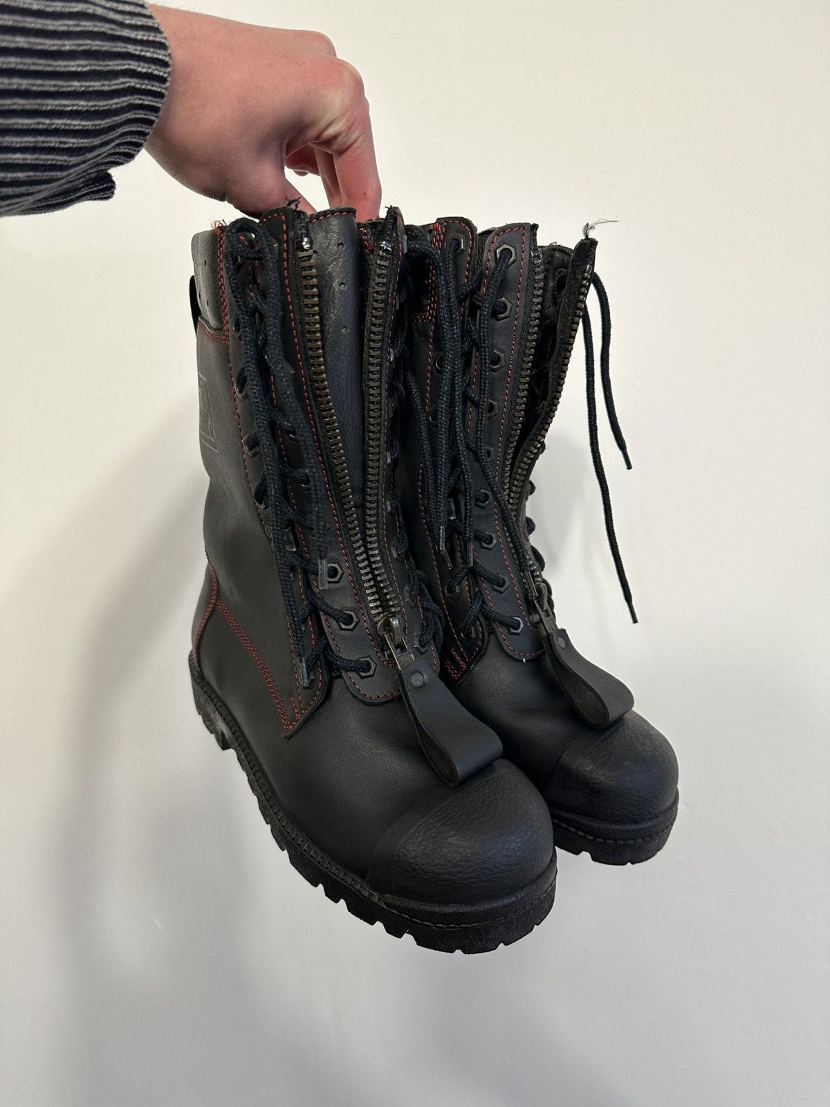 Vintage Vintage high boxer boots moto biker shoes core Size US 9 / IT 39 - 4 Thumbnail