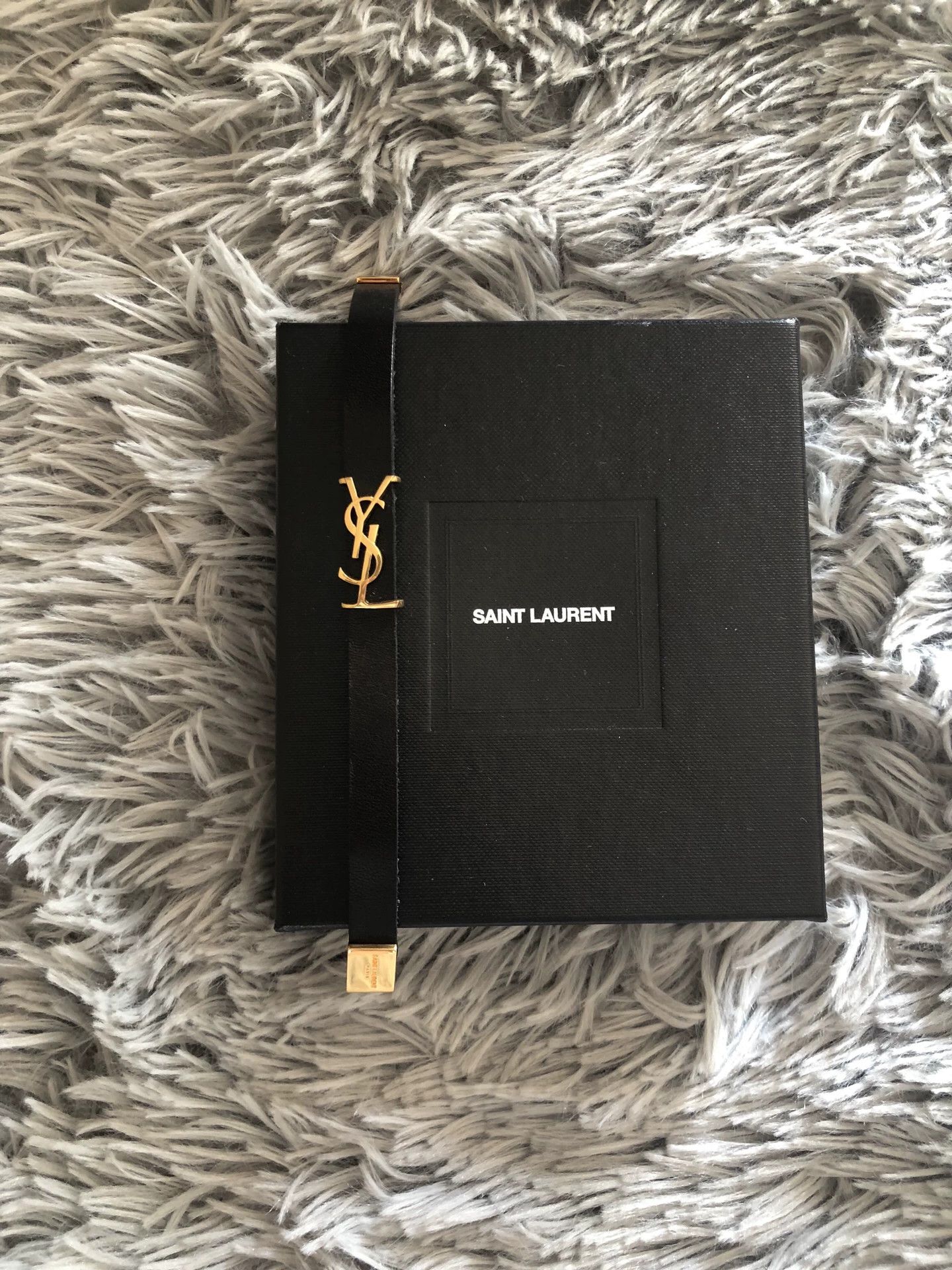 Saint Laurent Paris Saint Laurent Gold Logo Bracelet Size ONE SIZE - 1 Thumbnail