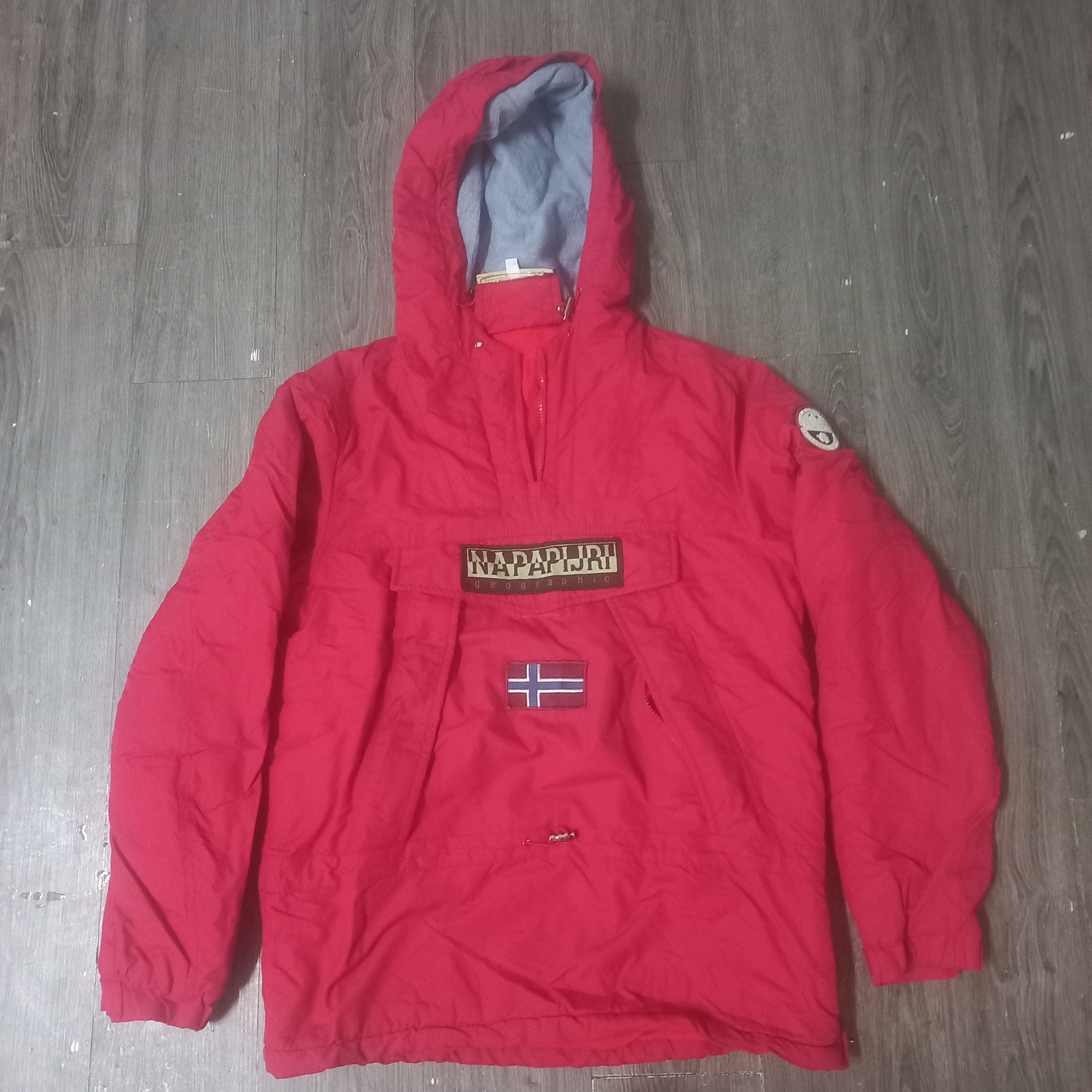 image of Napapijri Jackets in Red, Men's (Size Small)