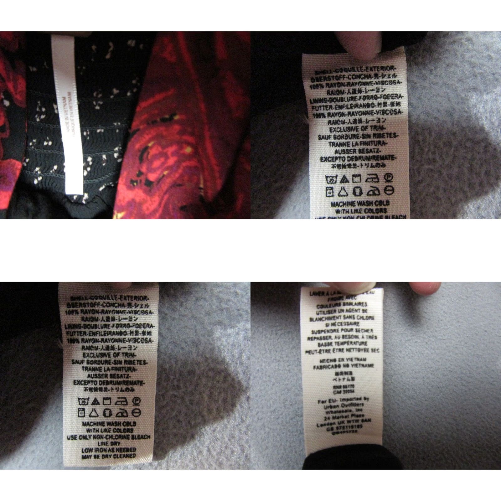 Free People Free People Mini Dress Womens L Black Rayon Mixed Print Smocked Waist Size L / US 10 / IT 46 - 9 Thumbnail