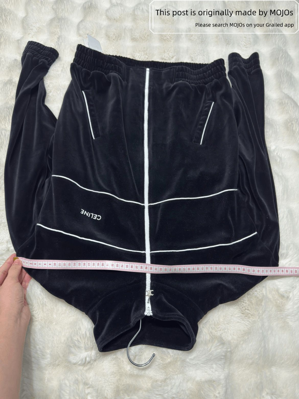 Celine Celine Velvet Logo Sport Jacket Size US M / EU 48-50 / 2 - 4 Thumbnail