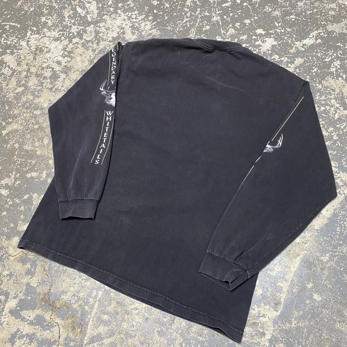 Japanese Brand × Vintage Vintage Deer Outdoor Black Long Sleeve Tshirt Size US XL / EU 56 / 4 - 8 Thumbnail