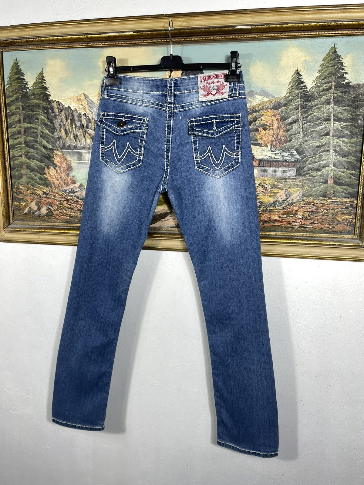 True Religion × Vintage True Religion Vintage Y2k Blue Denim Jeans Pants Drip Swag Size 30" / US 8 / IT 44 - 9 Thumbnail