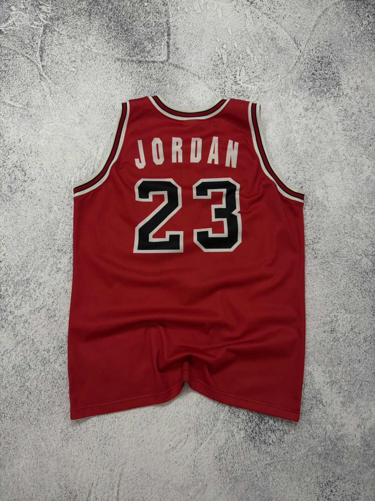 Champion × Vintage VINTAGE 90s CHAMPION JORDAN CHICAGO BULLS JERSEY TEE TSHIRT Size US XL / EU 56 / 4 - 11 Thumbnail