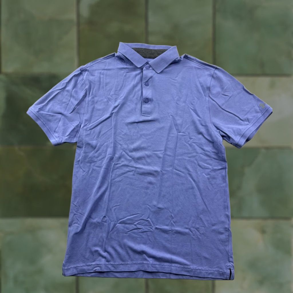 Under Armour Under Armour Polo Shirt Mens Medium Blue Short Sleeve Golf Performance HeatGear Size US M / EU 48-50 / 2 - 1 Thumbnail