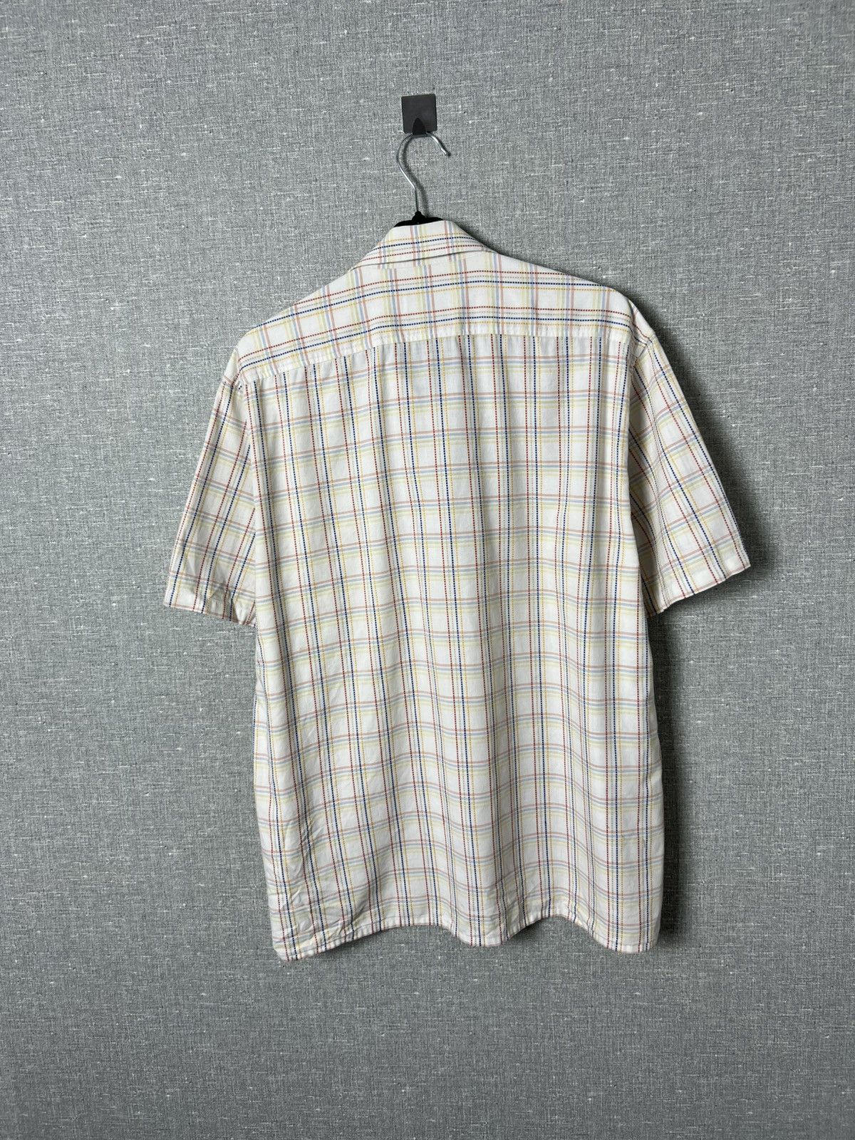 Yves Saint Laurent Vintage Yves Saint Laurent YSL Button Up Short Sleeve Shirt Size US L / EU 52-54 / 3 - 9 Thumbnail