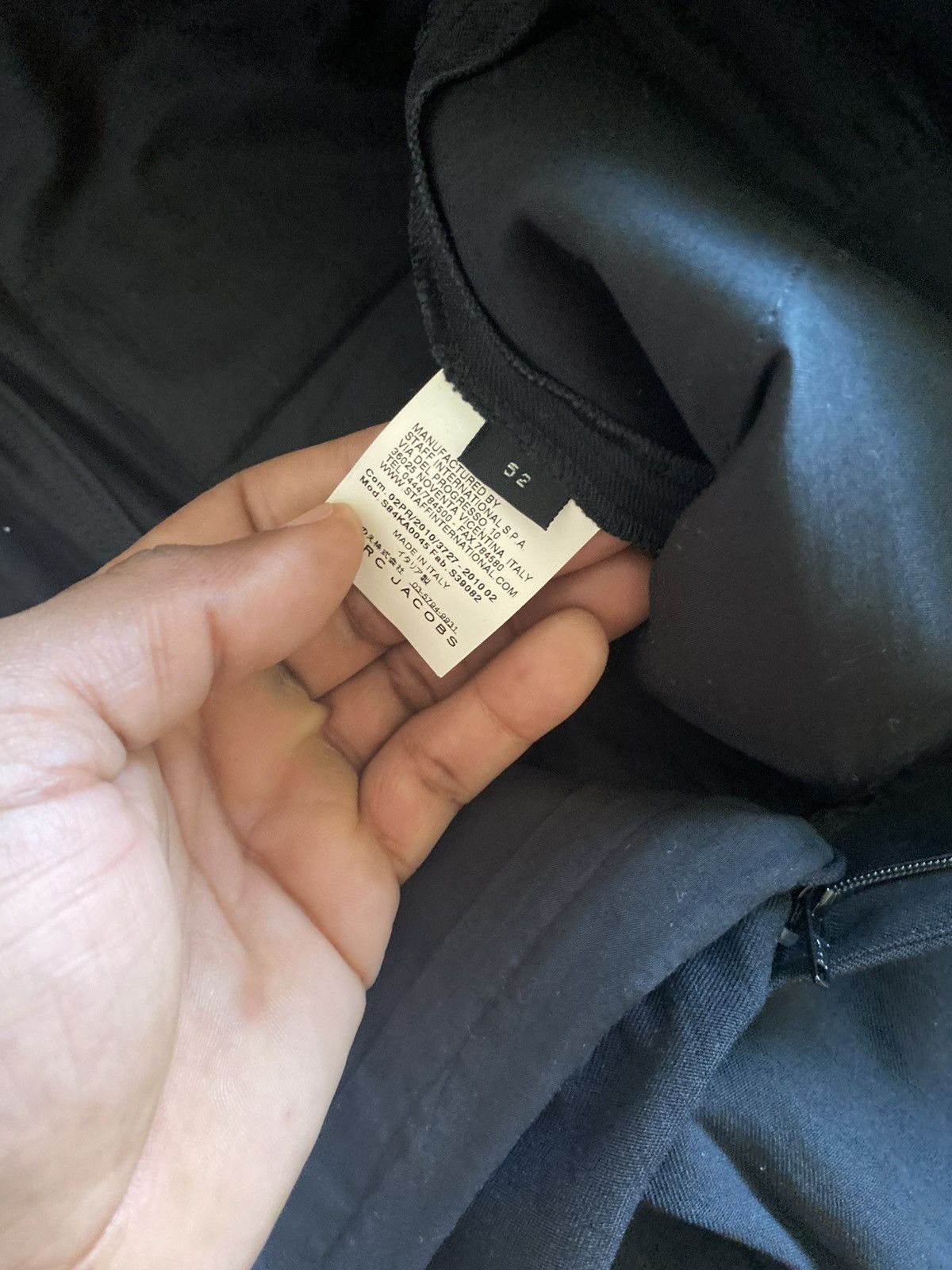 Marc Jacobs Marc Jacobs Black Dress Trousers (IT 52 / US 36, Size US 36 / EU 52 - 6 Thumbnail