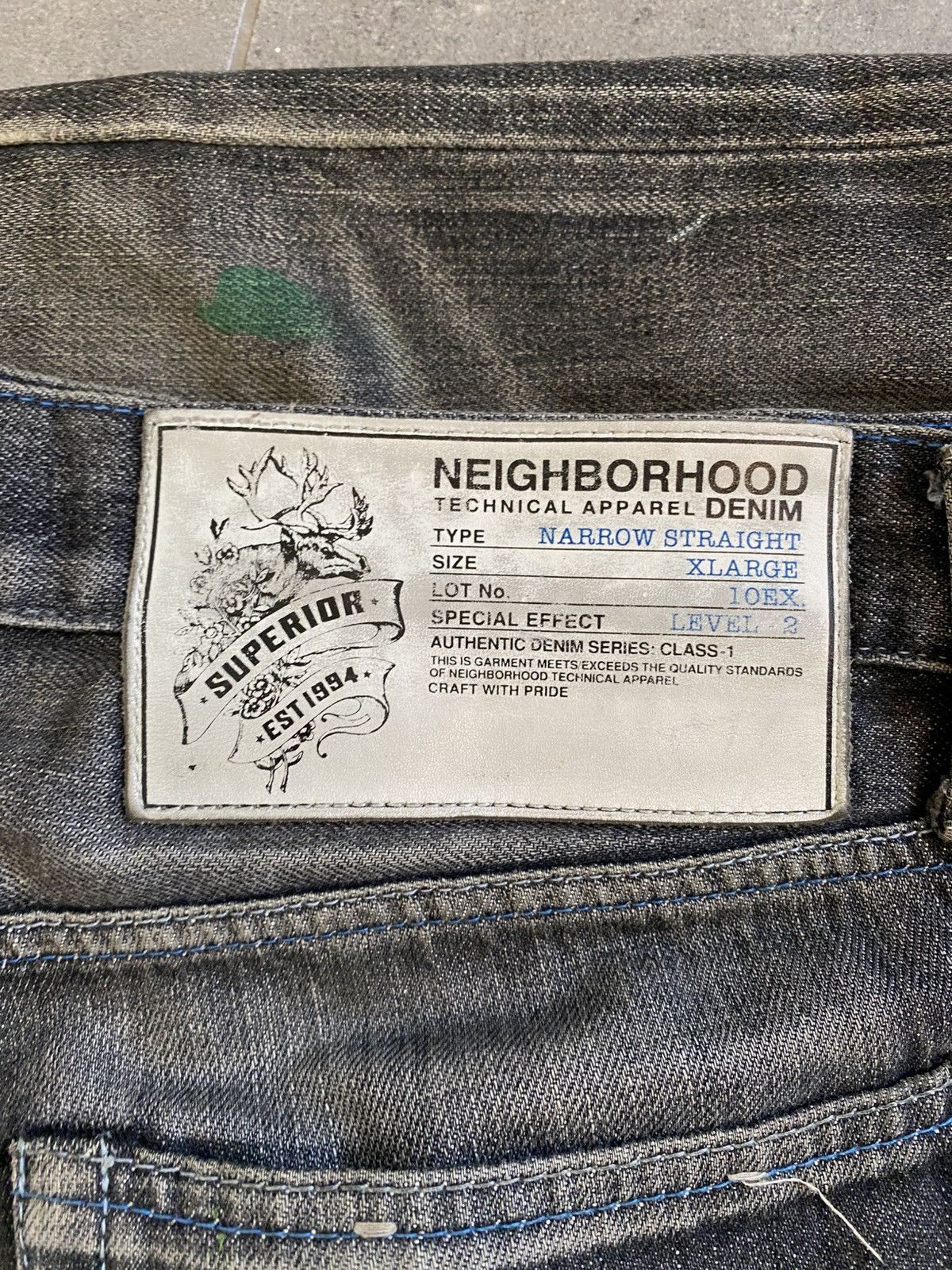 Neighborhood (RARE) Neighbourhood Narrow Straight Denim Size US 36 / EU 52 - 3 Thumbnail