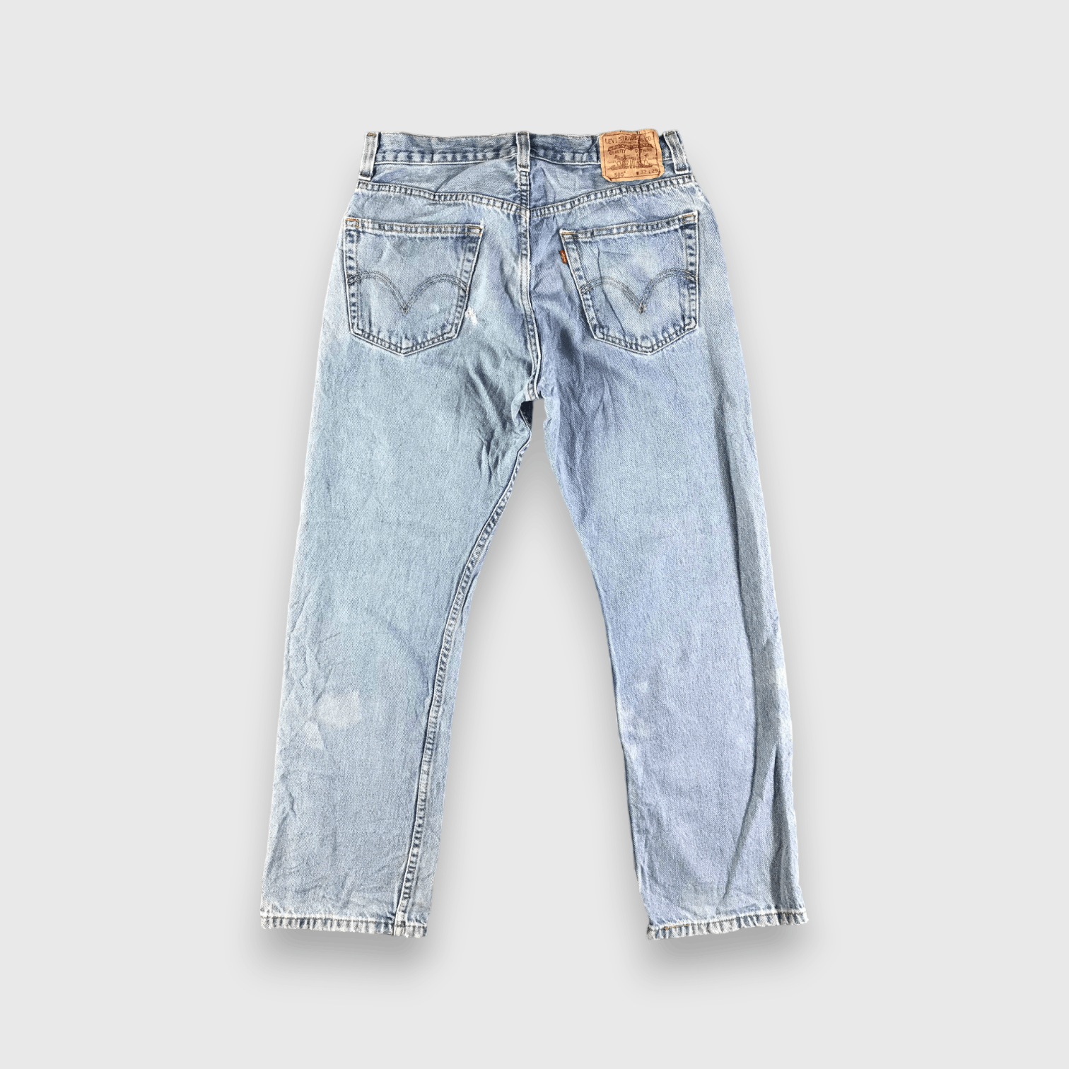 Levi's Vintage Blue Wash Levis 505 Jeans-J4190 Size US 32 / EU 48 - 2 Thumbnail