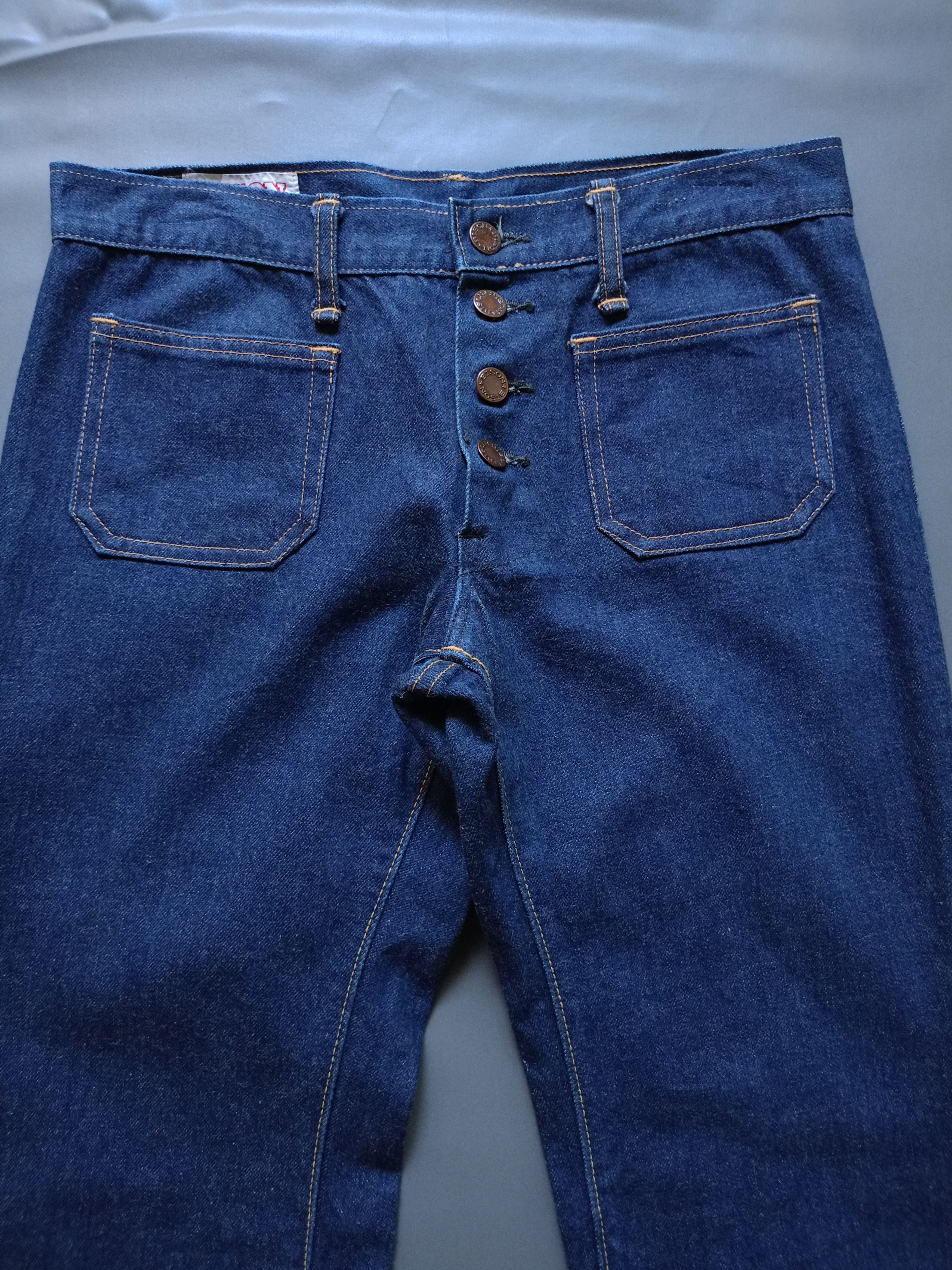 Japanese Brand Vintage Bison Flare Denim Pants style ifsixwasnine Lgb Size US 29 - 4 Thumbnail