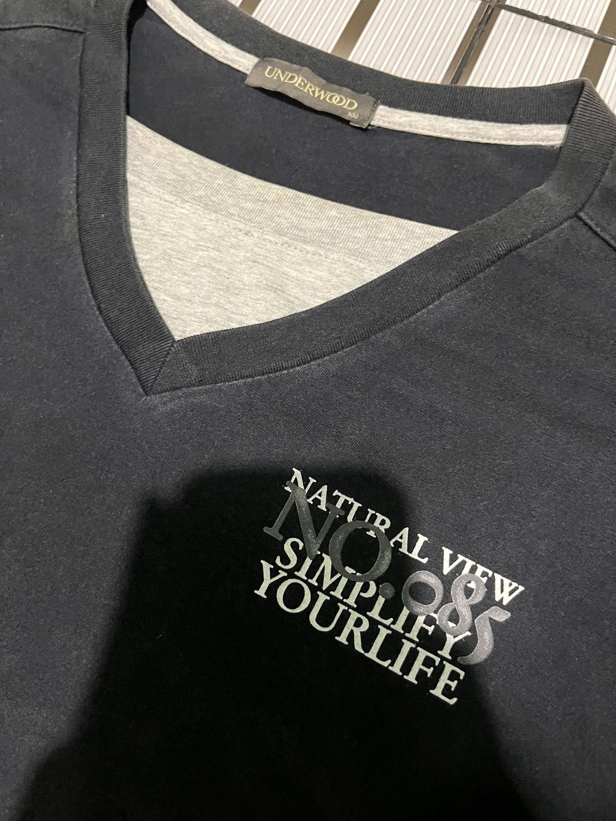 14th Addiction × Japanese Brand × Le Grande Bleu (L.G.B.) JAPANESE UNDERWOOD POEM TEE LGB STYLE Size US S / EU 44-46 / 1 - 4 Thumbnail
