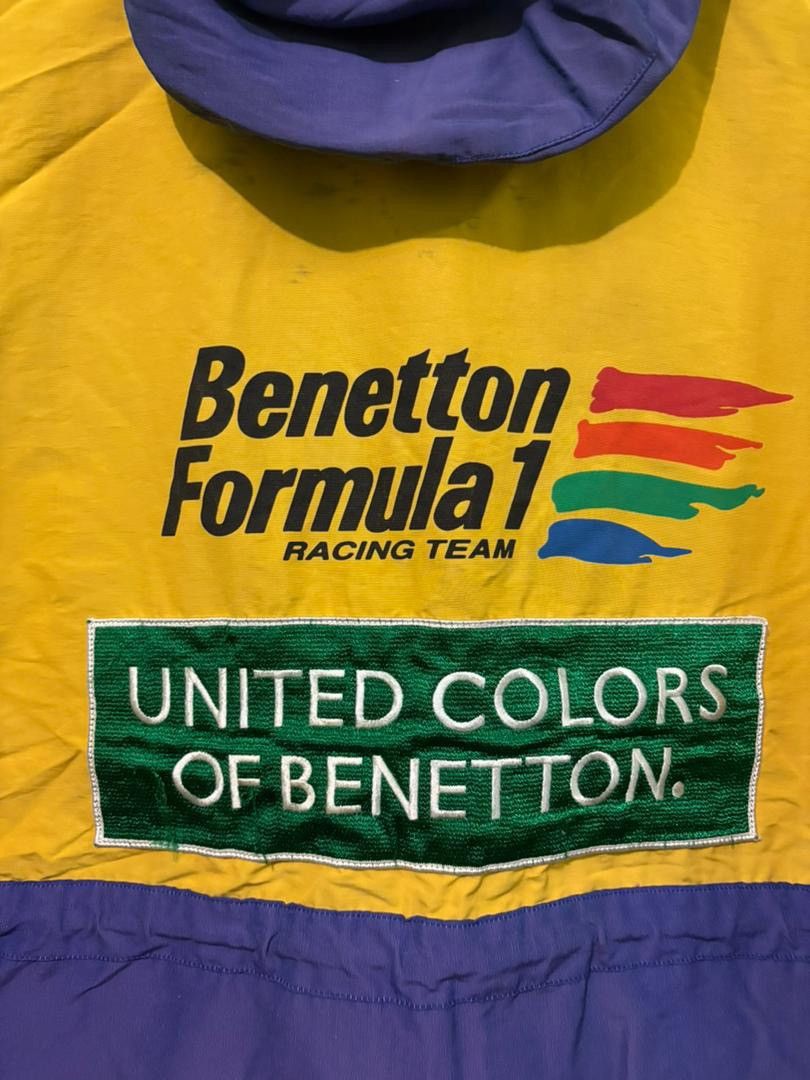 United Colors Of Benetton Vtg 90 United Color of Benetton Racing Team Jacket Big Logo Size US M / EU 48-50 / 2 - 9 Thumbnail