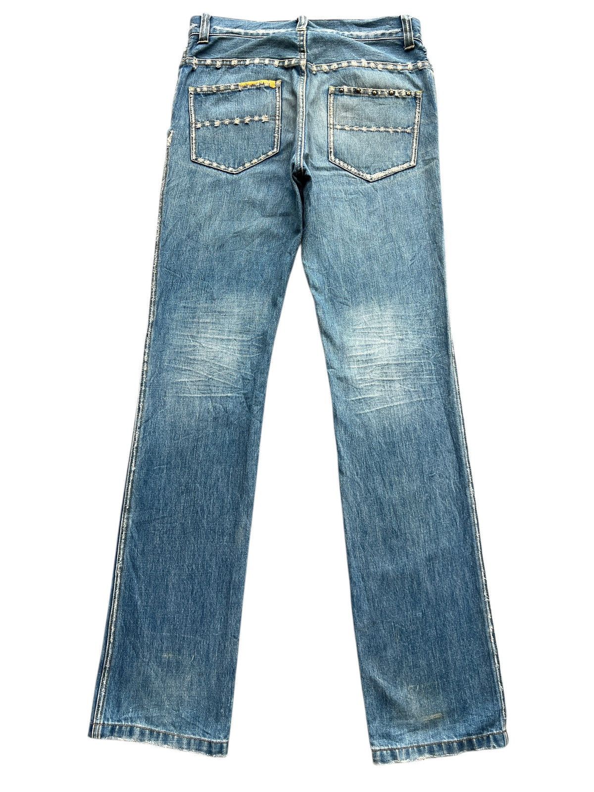 Katharine Hamnett London Vintage Katherine Studded Denim Jeans 30x33 Size 30" / US 8 / IT 44 - 3 Thumbnail