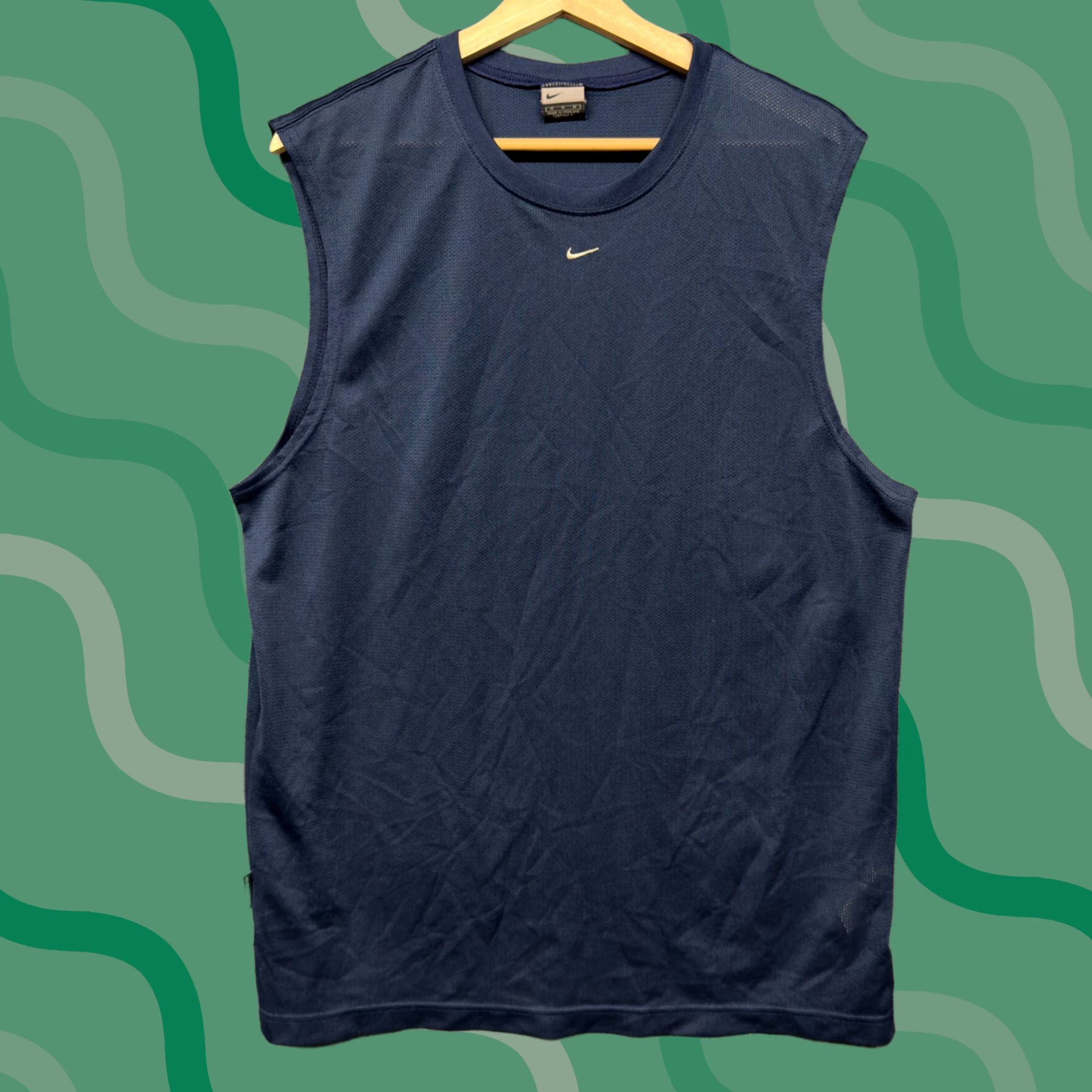 Bode × Nike Bode x Nike Mesh Jersey Cape Cod - Ecru and Navy | Grailed