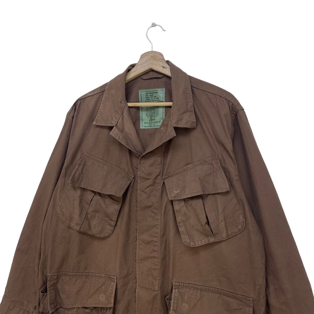 Japanese Brand 💥Back Number Army Slank Pocket Jacket Size US M / EU 48-50 / 2 - 3 Thumbnail