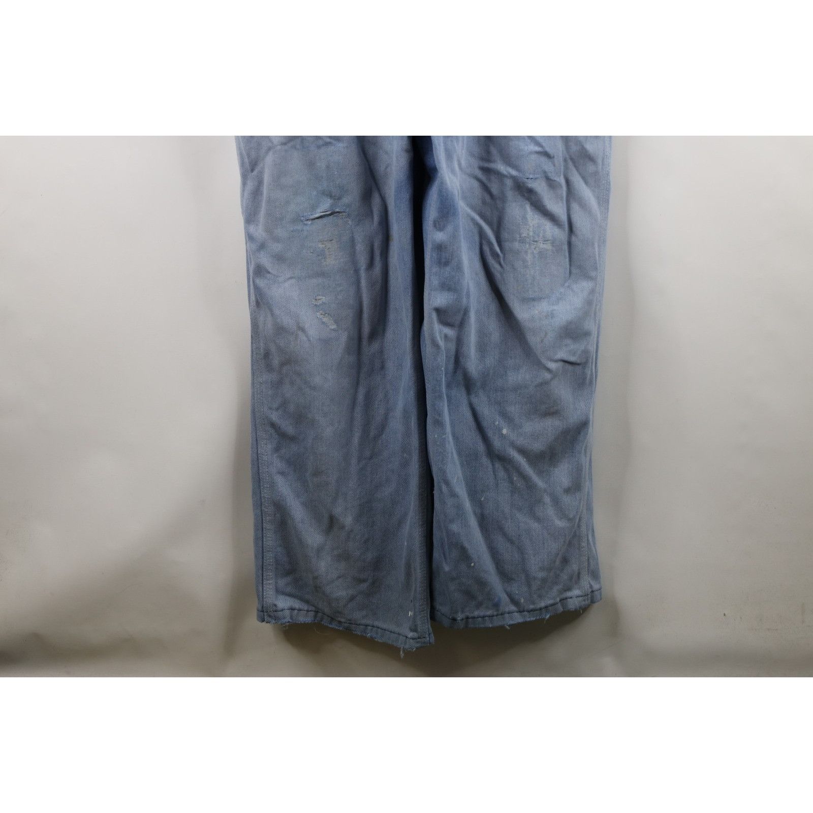 Vintage Vintage 60s 70s Streetwear Thrashed Denim Jean Overalls Size US 32 / EU 48 - 4 Thumbnail