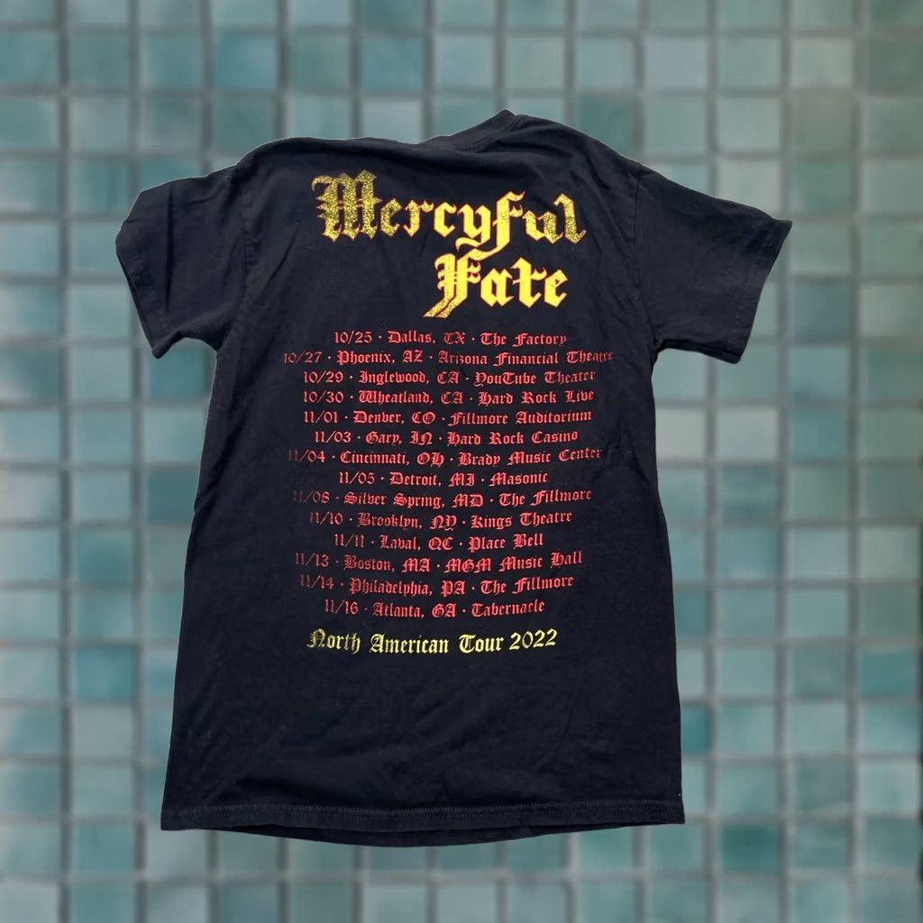 Melissa Mercyful Fate Shirt Womens Small Black Cotton 2022 North American Tour Mercyful Fate Shirt Womens Small Black Cotton 2022 North American Tour Size S / US 4 / IT 40 - 1 Thumbnail