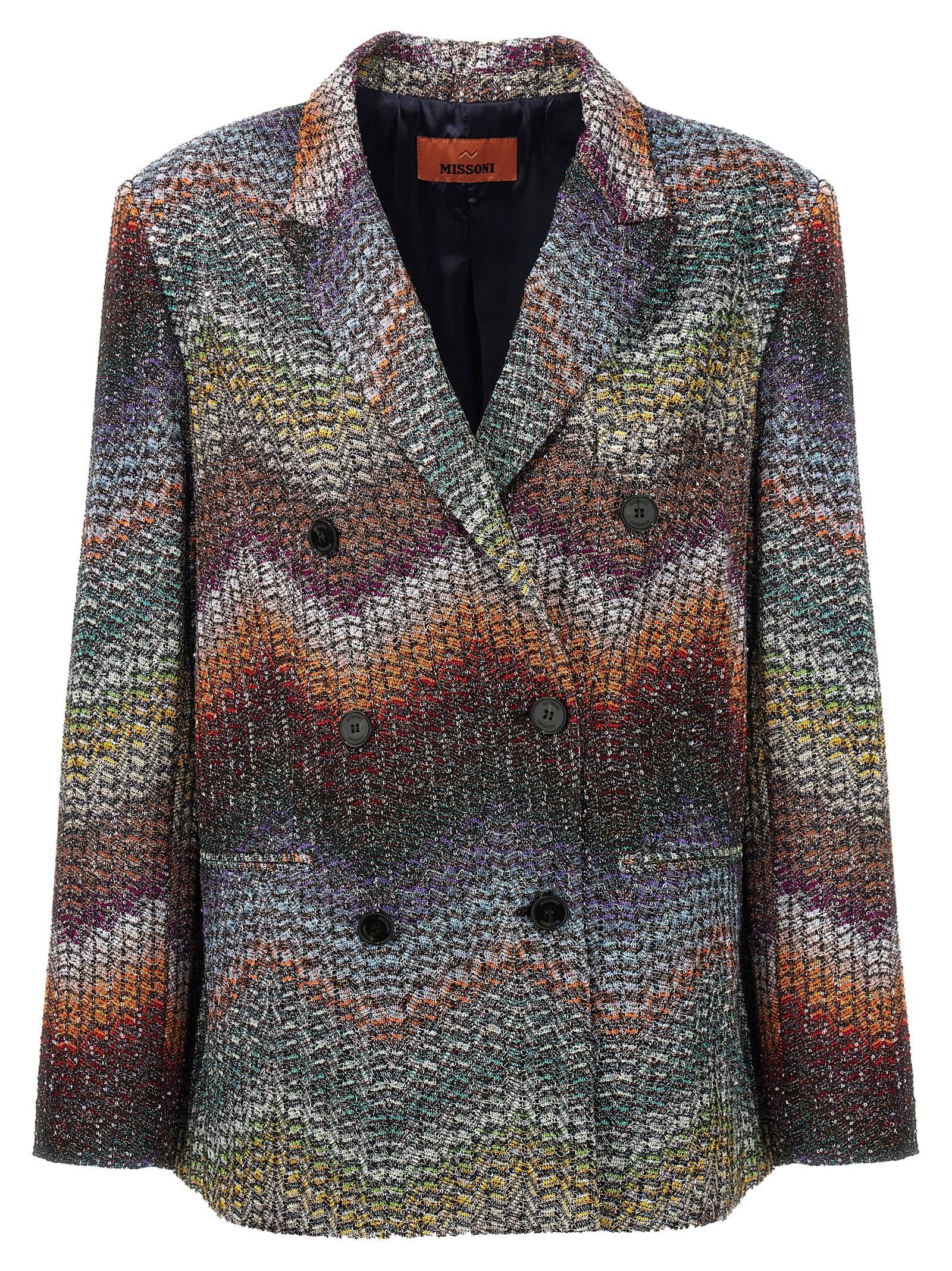 Missoni Lamé and sequin viscose blazer Size S / US 4 / IT 40 - 1 Thumbnail