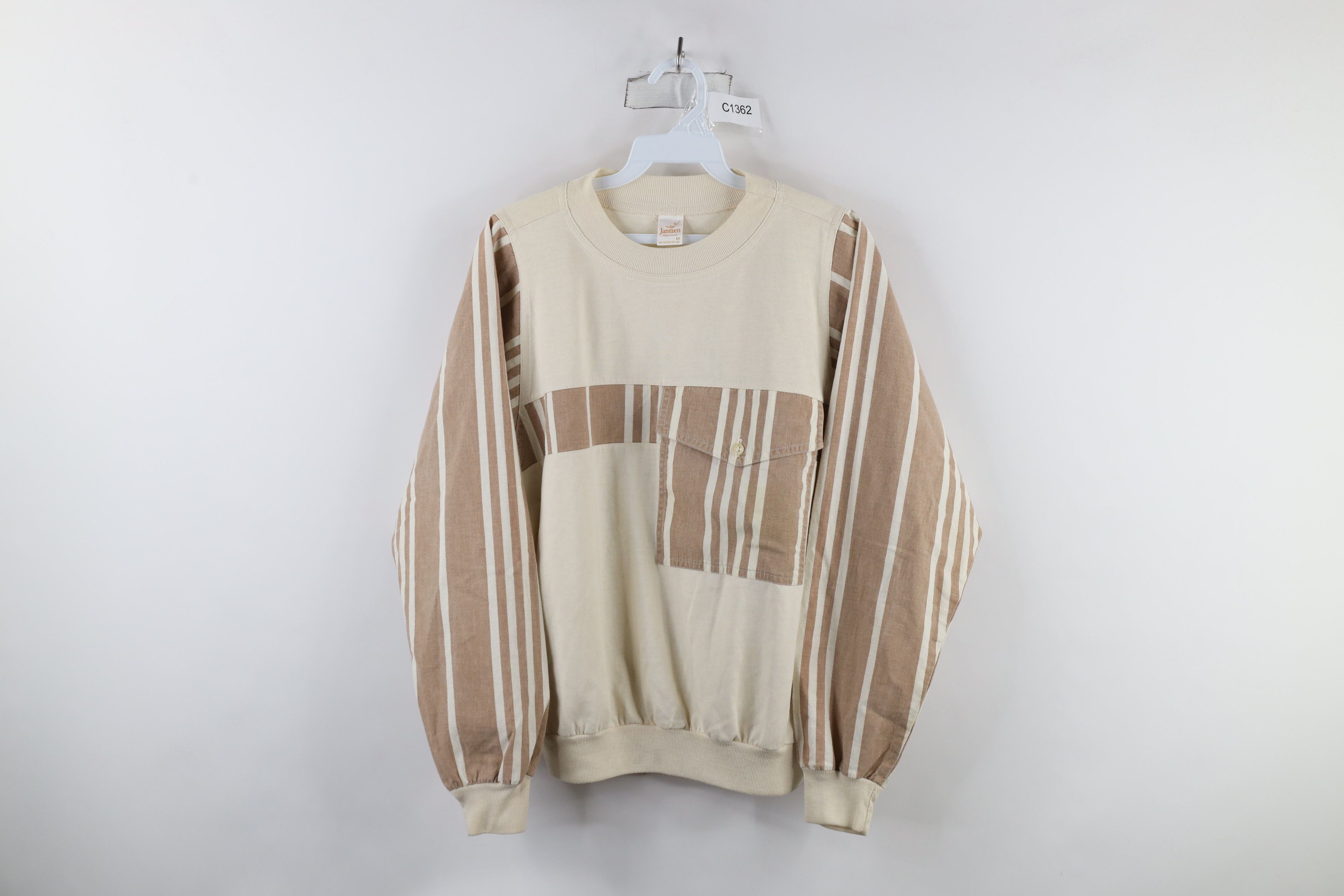 Vintage Vintage 70s Streetwear Pullover Long Sleeve T-Shirt USA Size US M / EU 48-50 / 2 - 1 Thumbnail