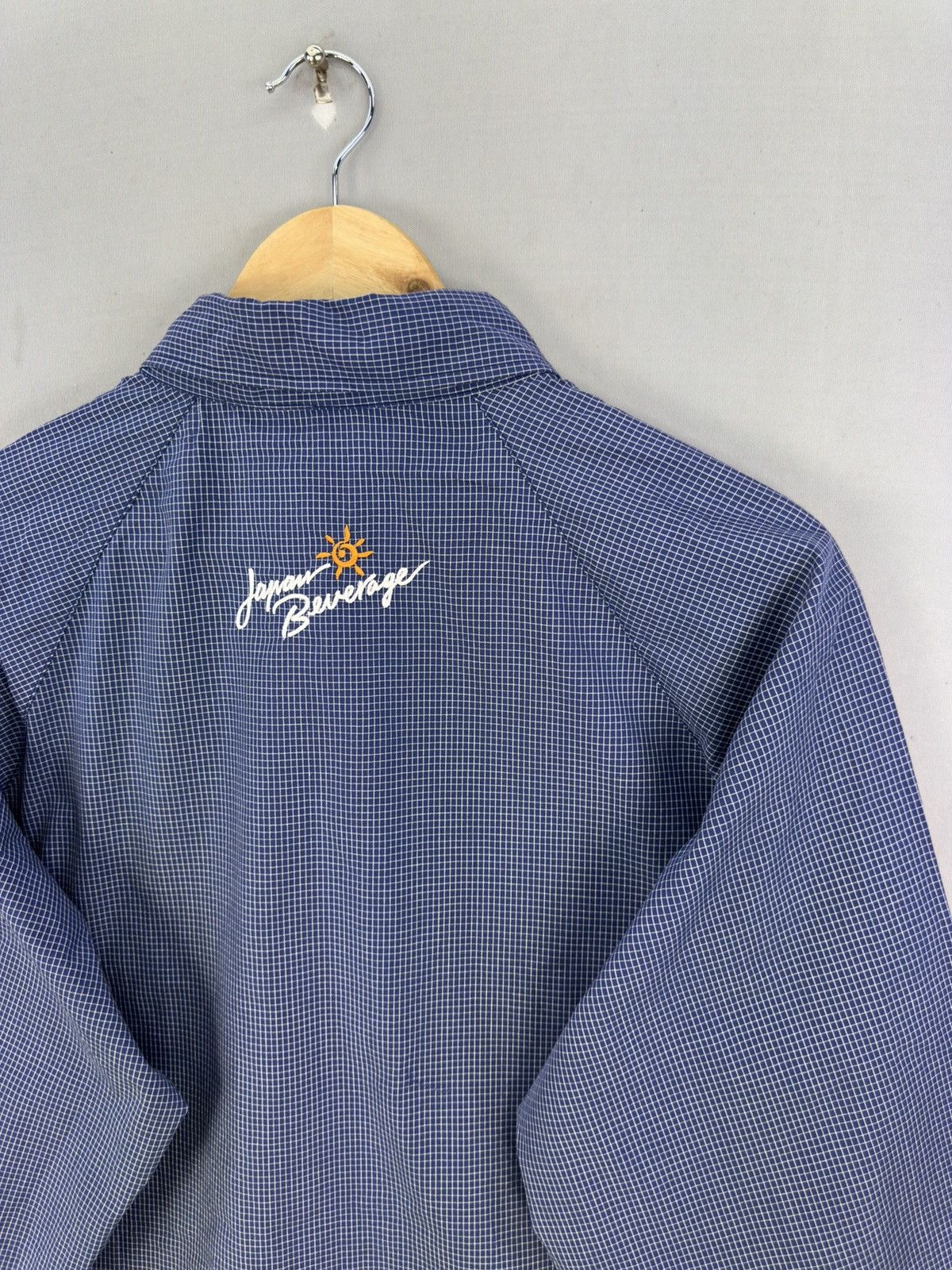 Japanese Brand Danbird Japan Beverage Grid Check Worker Shirt Size US L / EU 52-54 / 3 - 5 Thumbnail