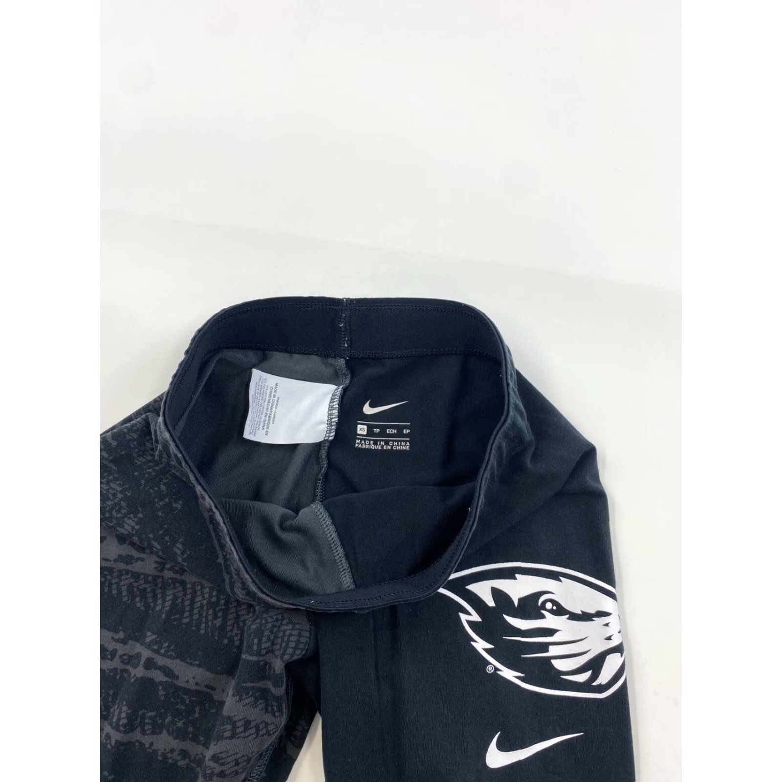 Nike Nike Running Compression Pants Leggings Womens XS Black Oregon State Beavers Size 26" / US 2 / IT 38 - 2 Thumbnail