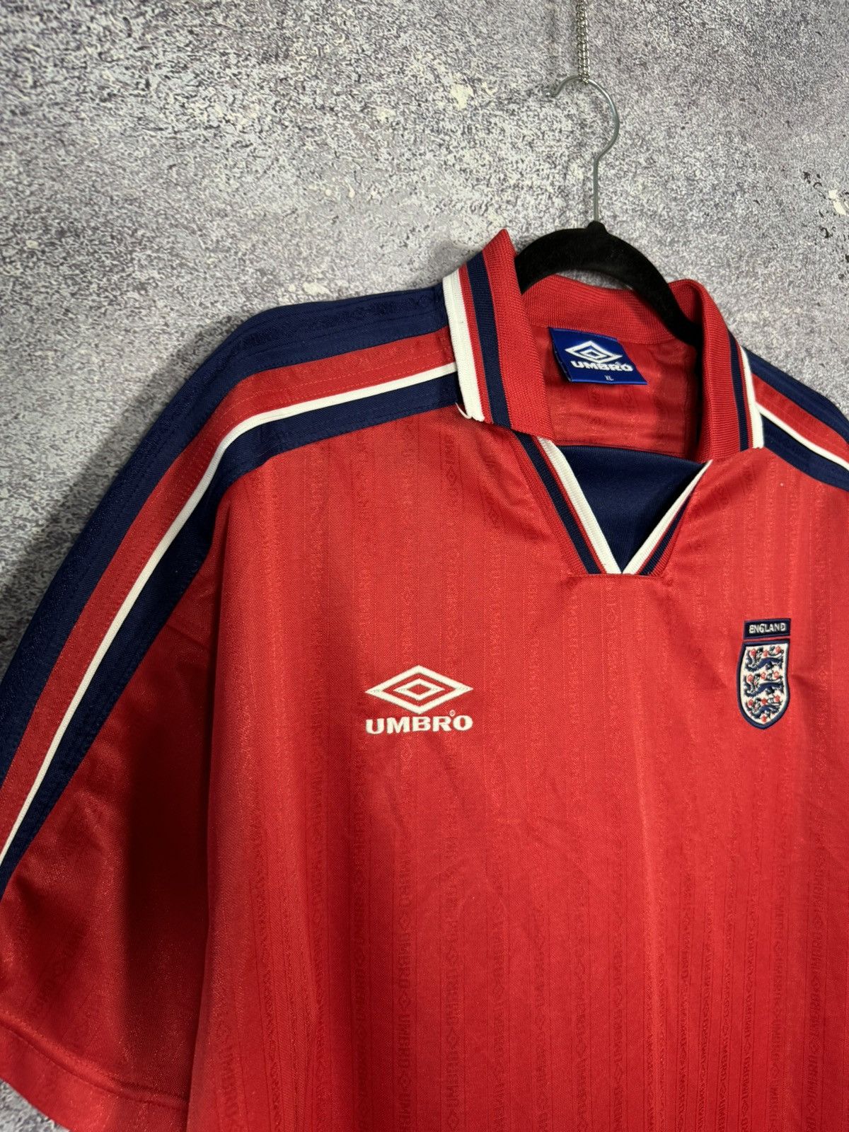 Umbro 90’s England National Team 1992 Umbro Soccer Jersey Size US XL / EU 56 / 4 - 6 Thumbnail