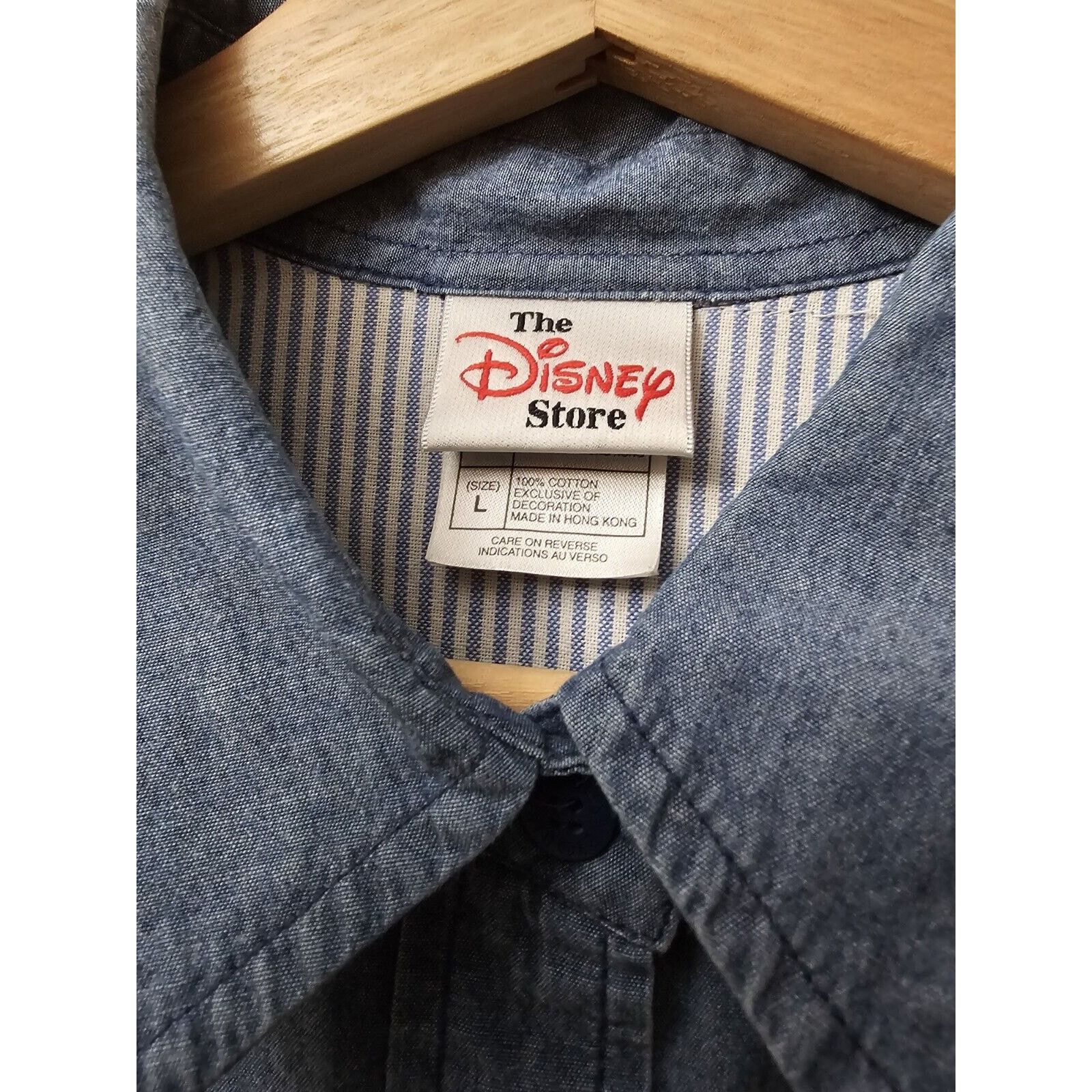 Disney Disney Vintage Denim Mickey Minnie Mouse Embroidery 90s Size L / US 10 / IT 46 - 8 Thumbnail