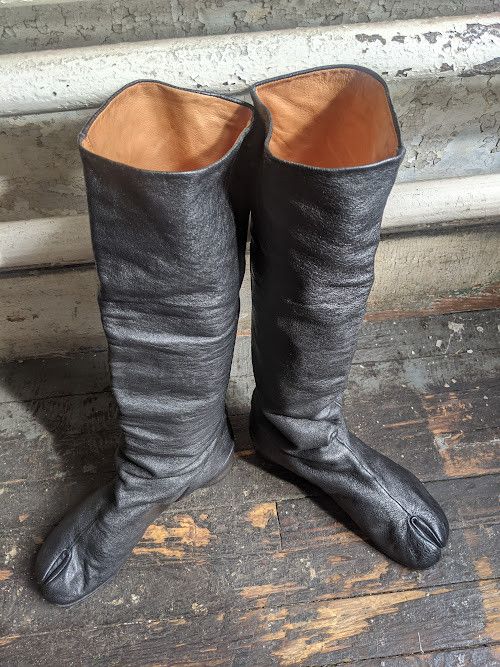 Maison Margiela Knee High Margiela TABI Black Boots Size US 9 / IT 39 - 7 Thumbnail