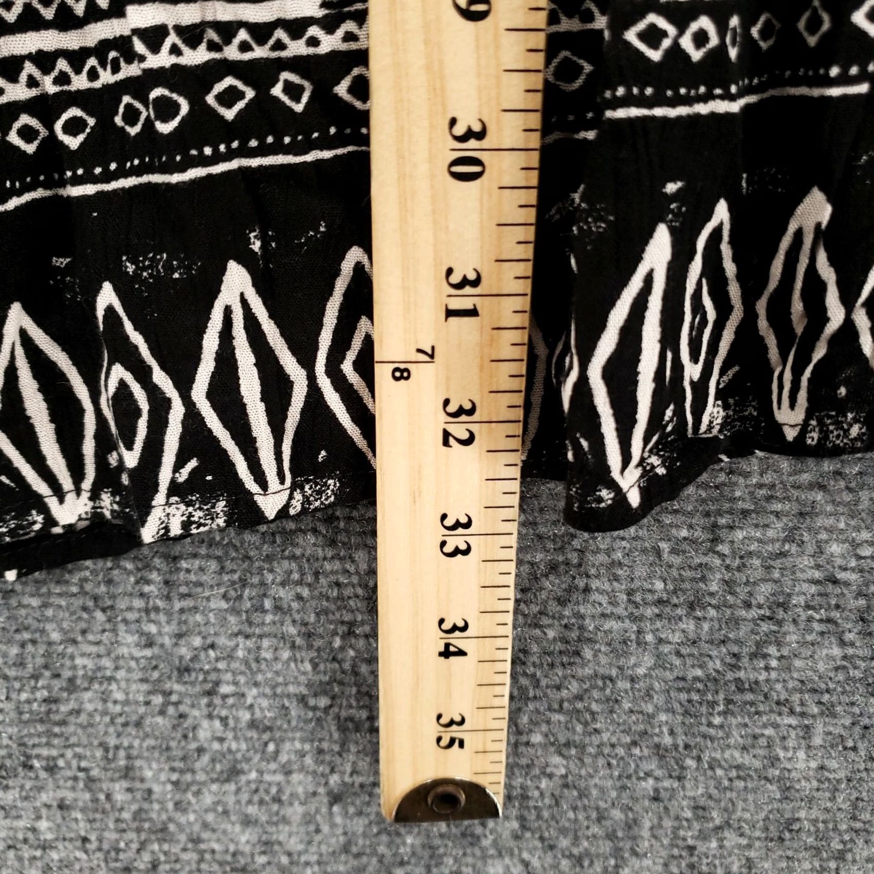 Forever 21 FOREVER 21 Womens Dress S Small Black Mini A Line Aztec Print Sleeveless Boho Size S / US 4 / IT 40 - 6 Thumbnail
