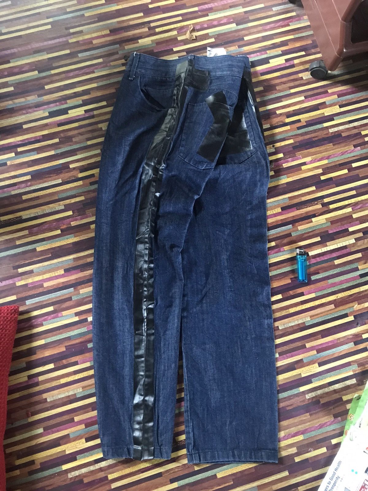 Dolce & Gabbana × Vintage 🔥🔥🔥VTG D&G DENIM MATERIAL SOFT BLACK LINE Size US 38 / EU 54 - 13 Thumbnail